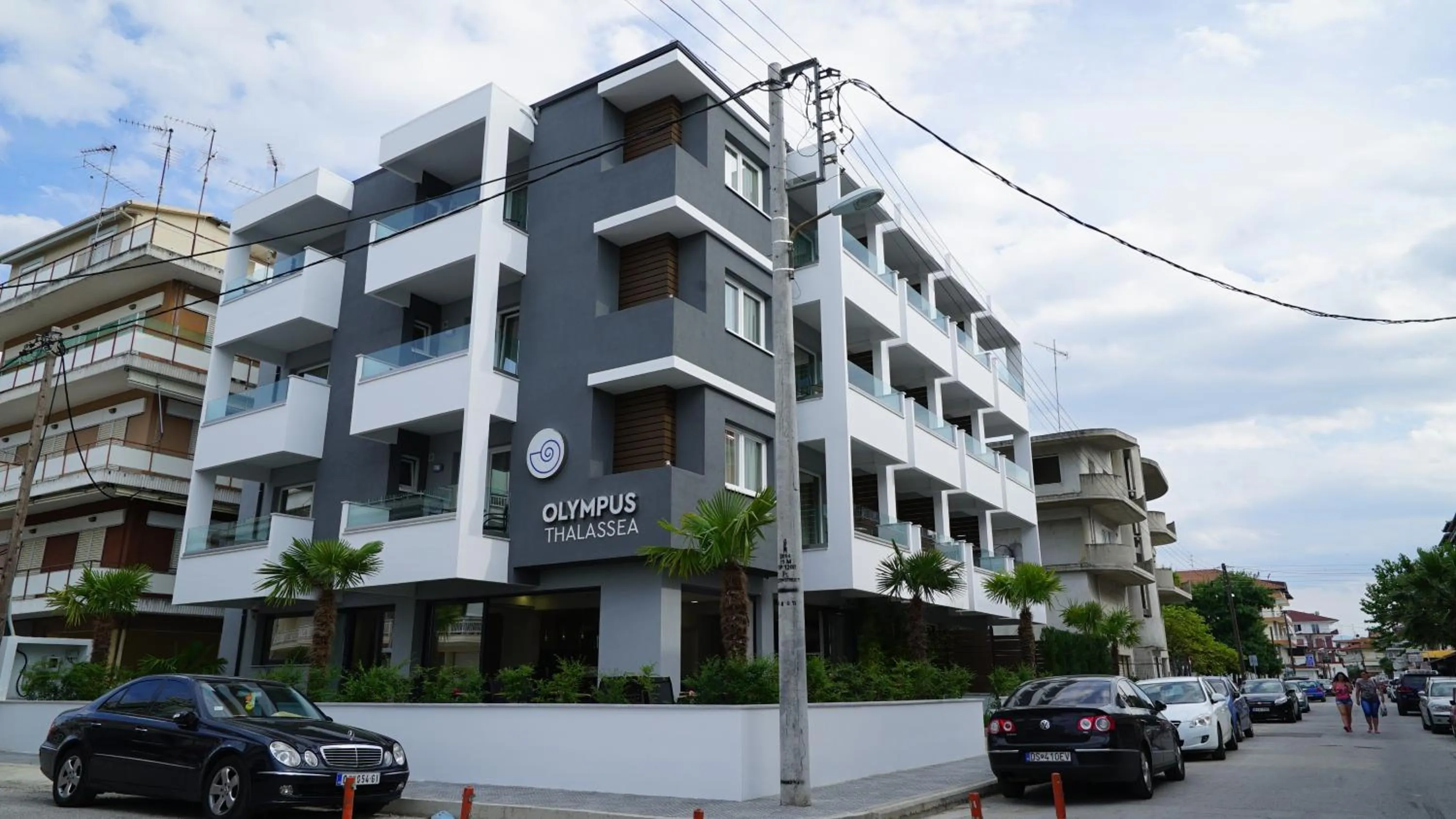Facade/entrance in Olympus Thalassea Boutique Hotel