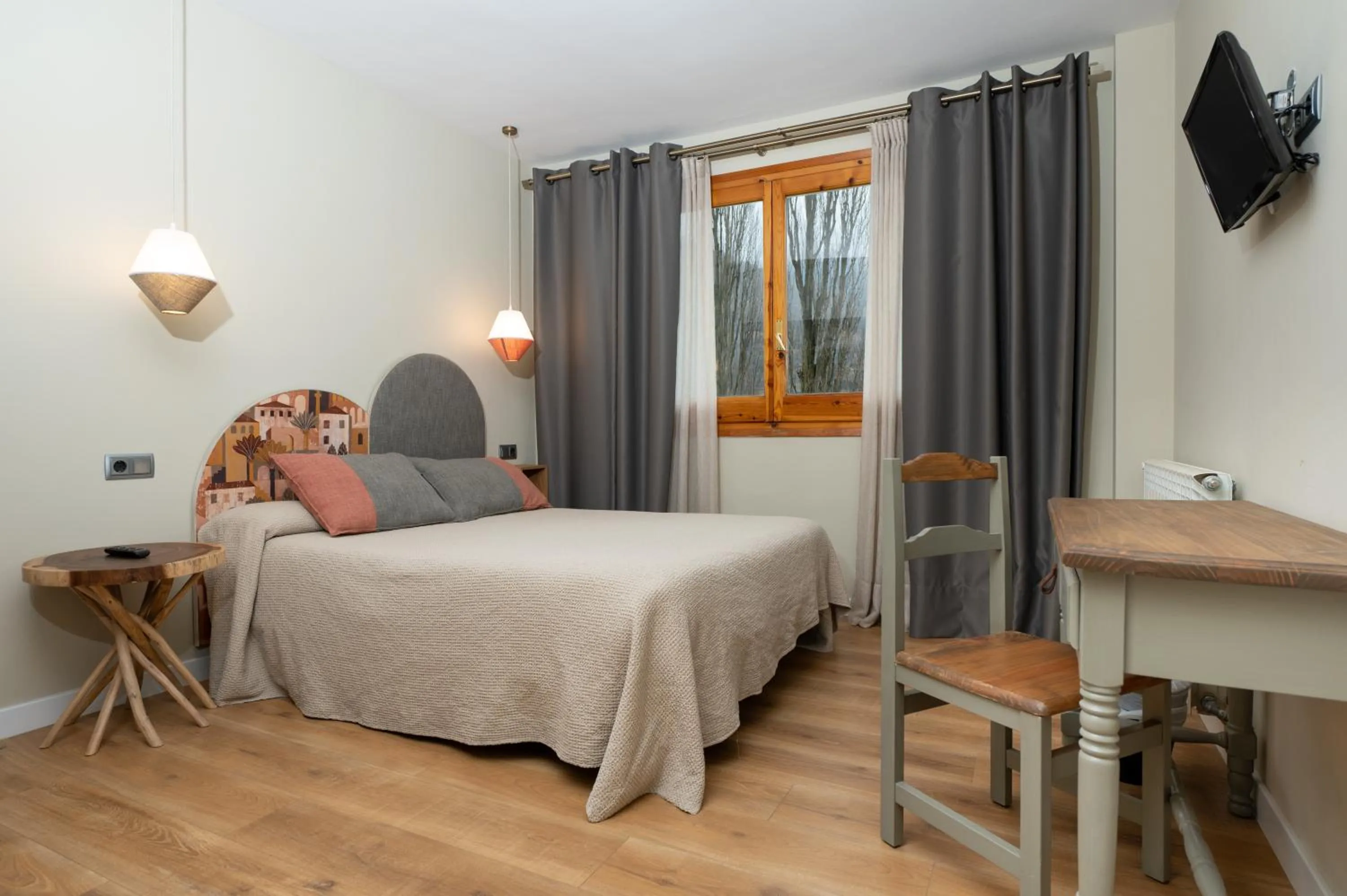 Bed in Hotel de Montaña El Mirador