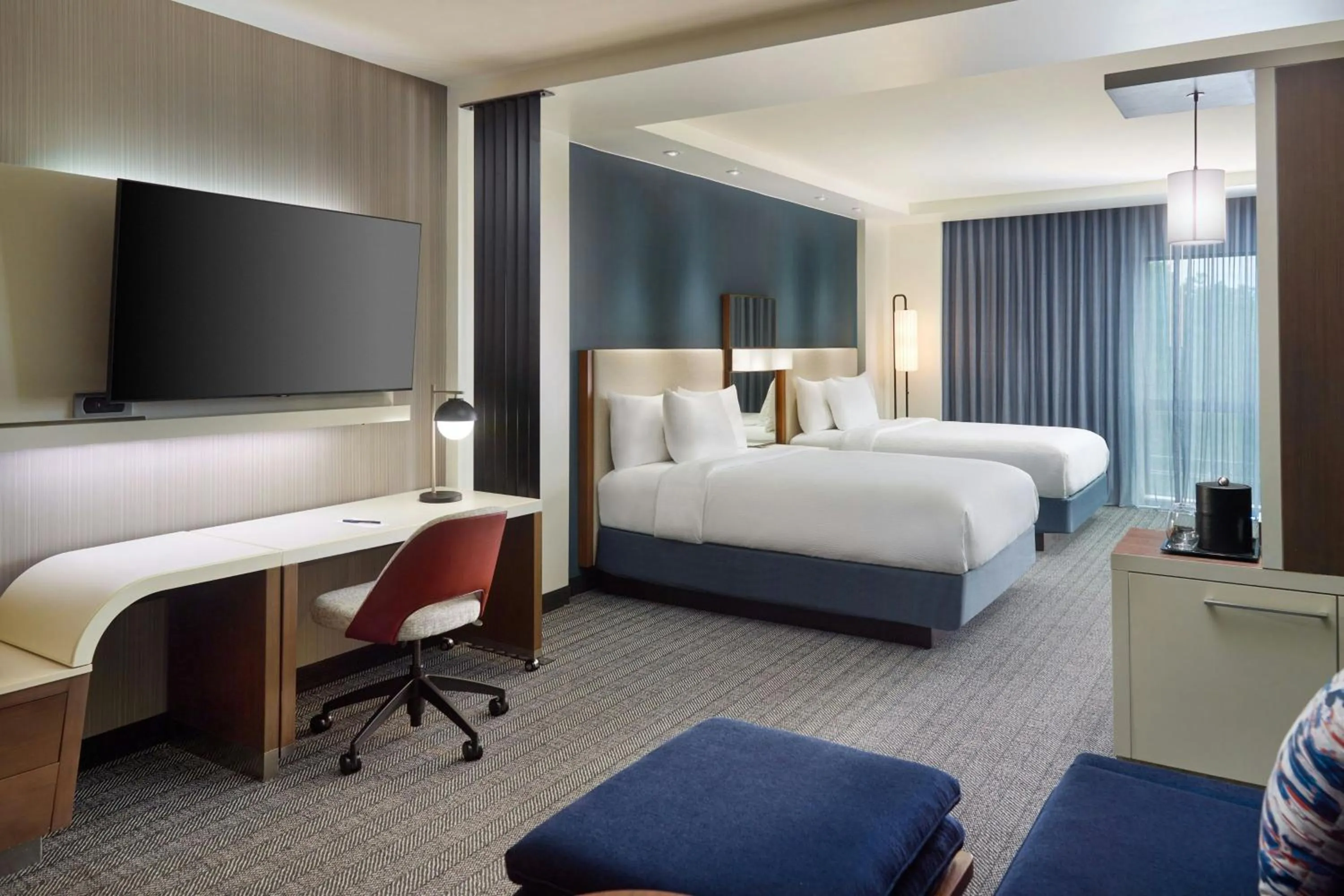 Bedroom, Bed in Courtyard by Marriott Carrollton