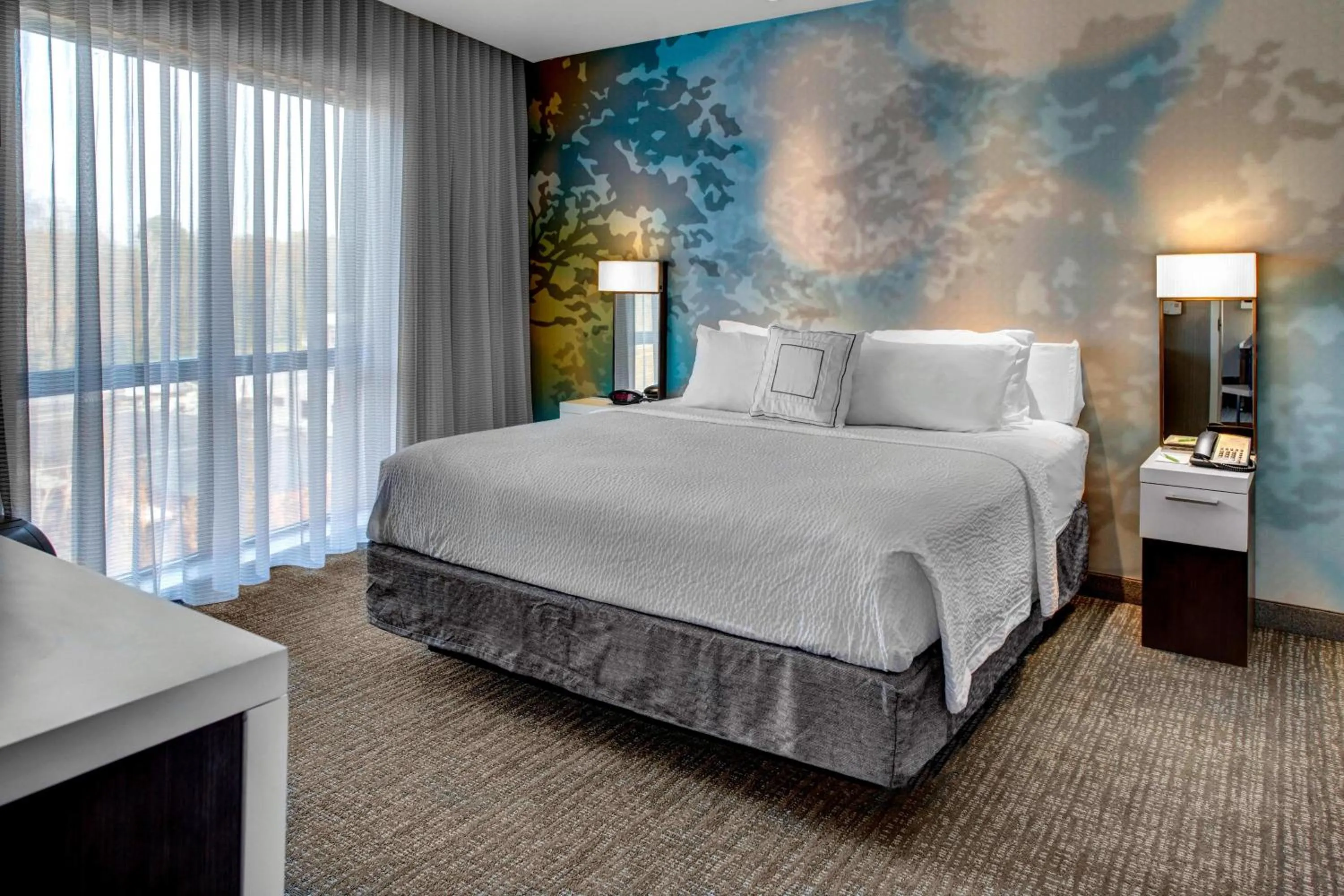 Bedroom, Bed in Courtyard by Marriott Carrollton