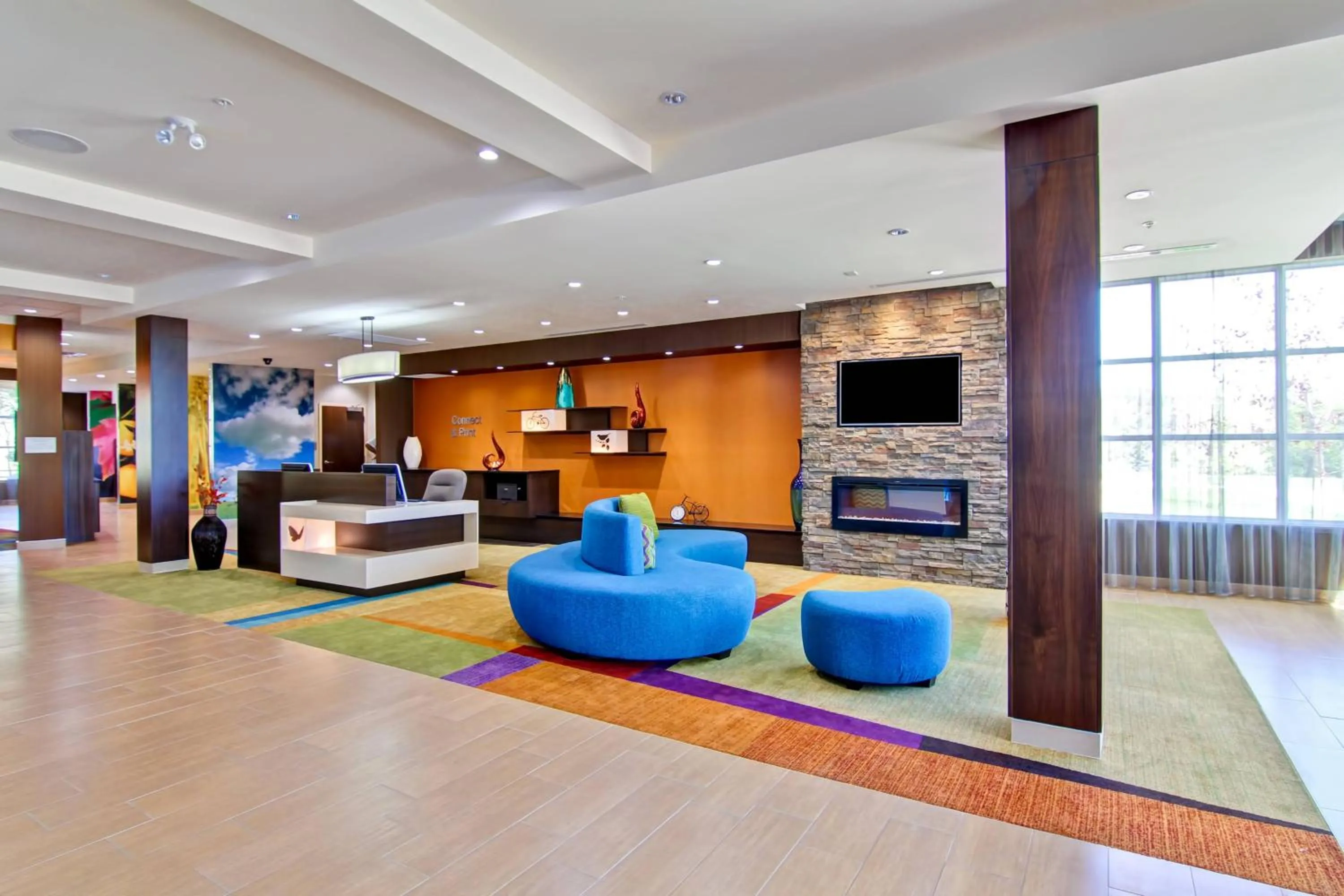 Lobby or reception in Fairfield Inn & Suites by Marriott Kamloops