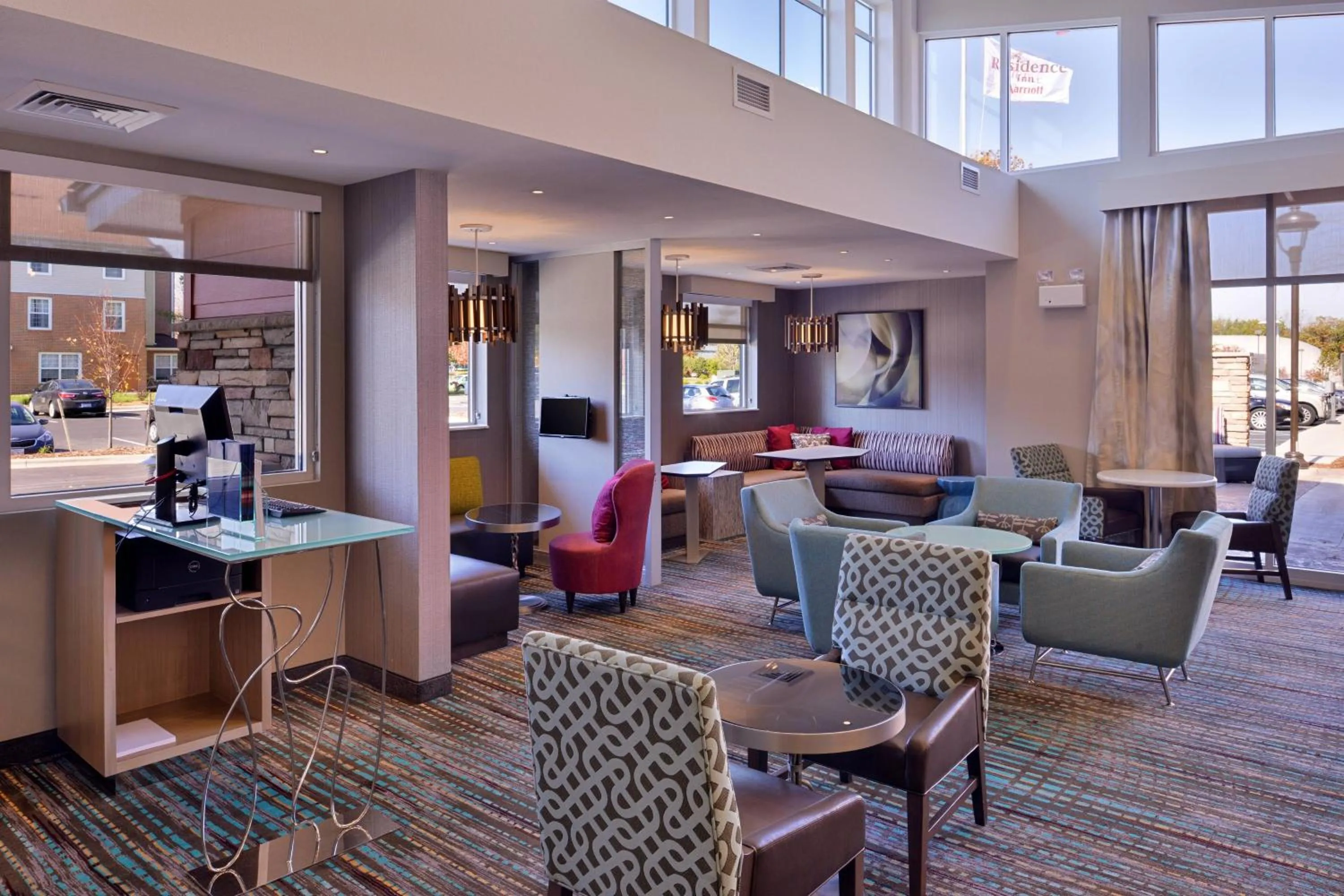 Lobby or reception in Residence Inn by Marriott East Lansing