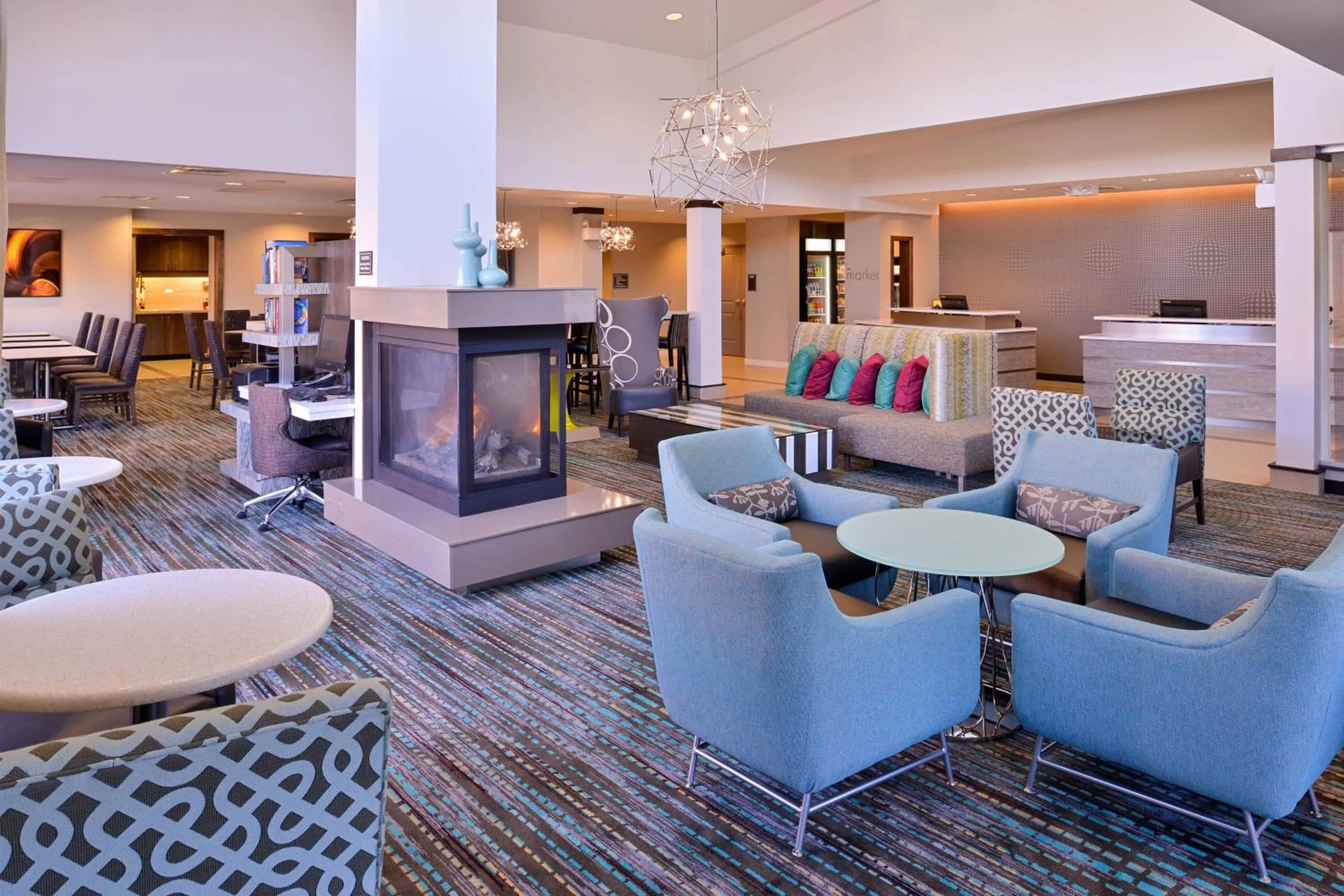 Lobby or reception in Residence Inn by Marriott East Lansing