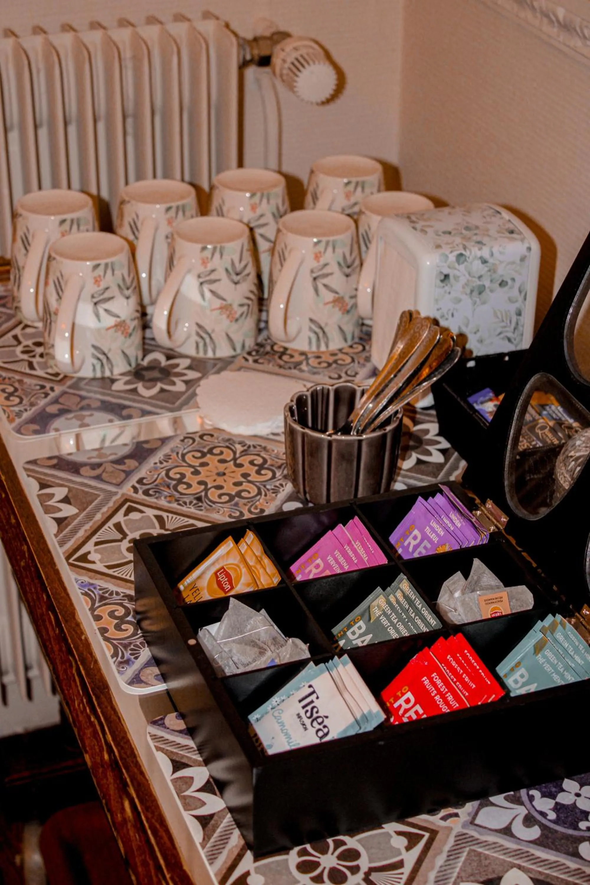 Living room in Hotel La Villa Fleurie