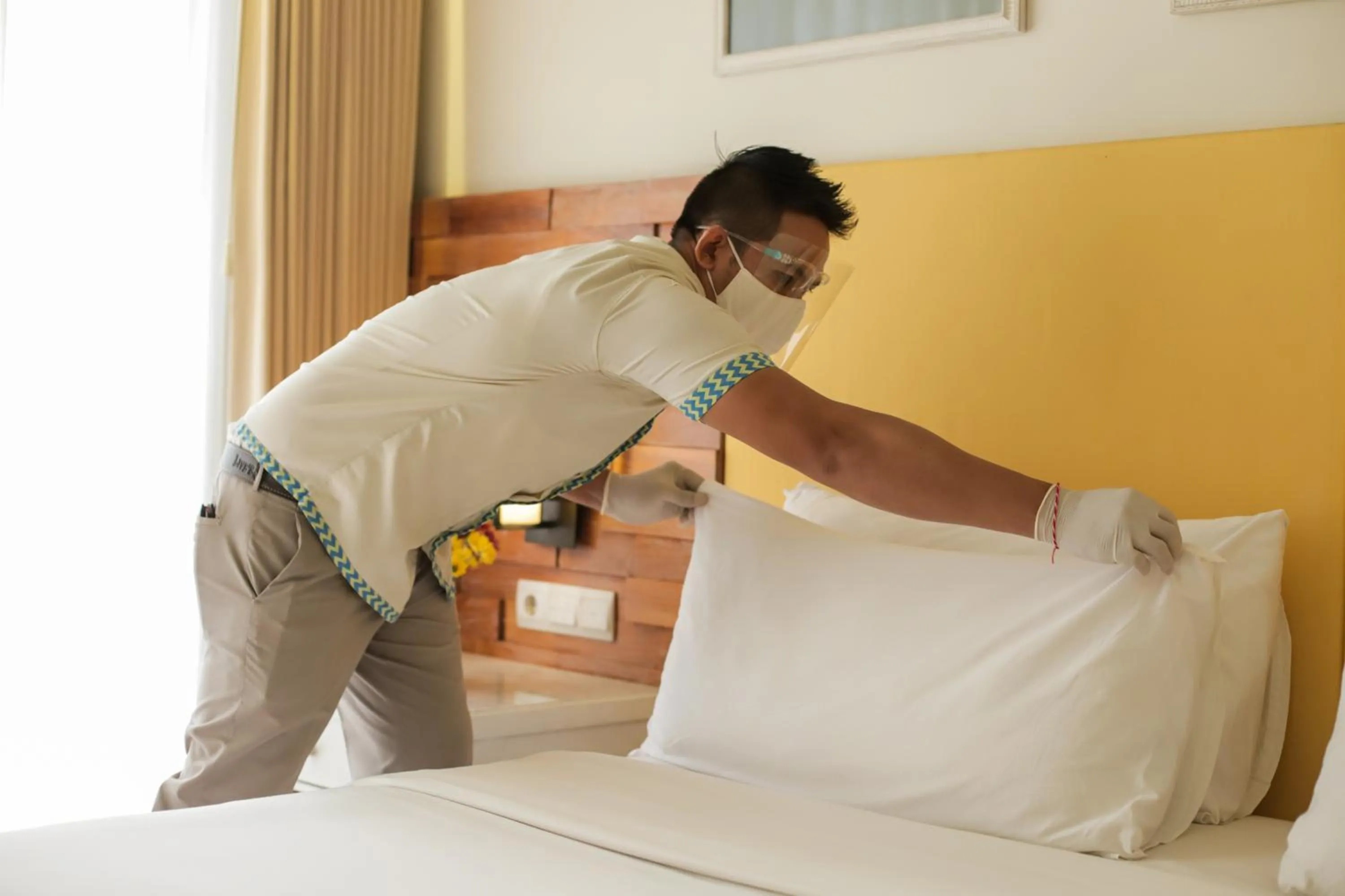 Staff, Bed in Bali Paragon Resort Hotel