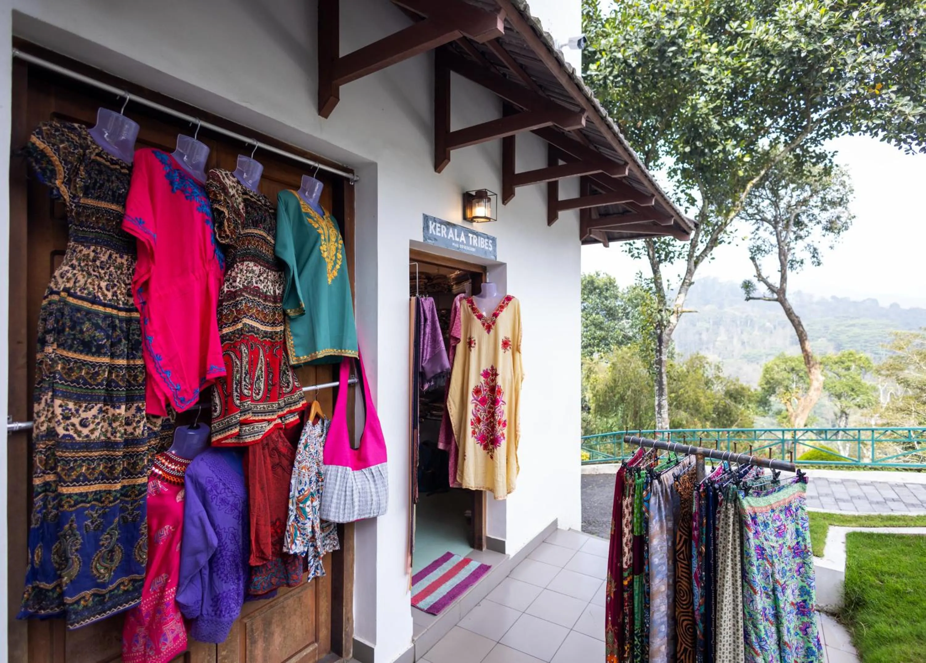Shopping Area in Forest Canopy Thekkady