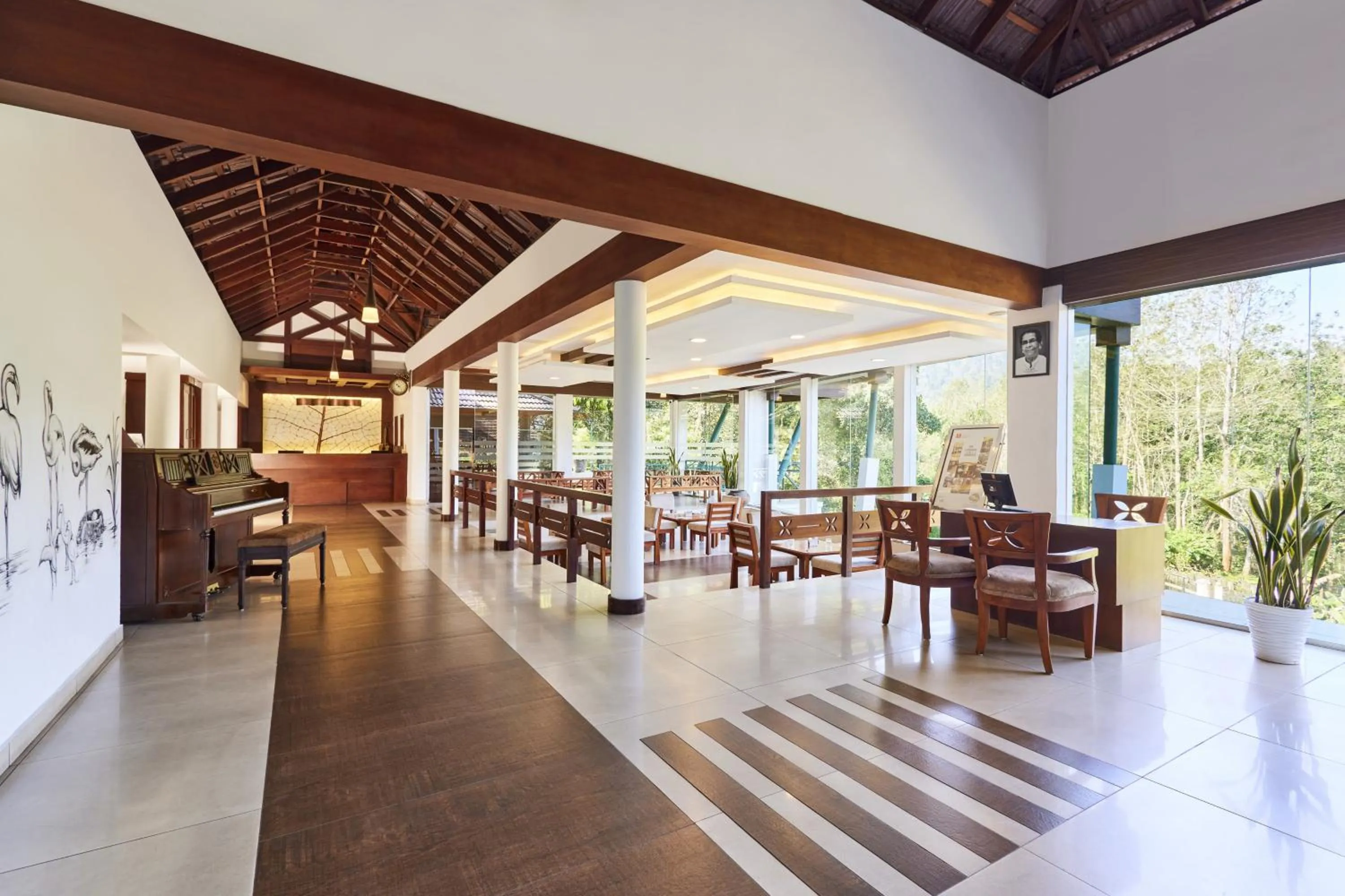 Lobby or reception in Forest Canopy Thekkady