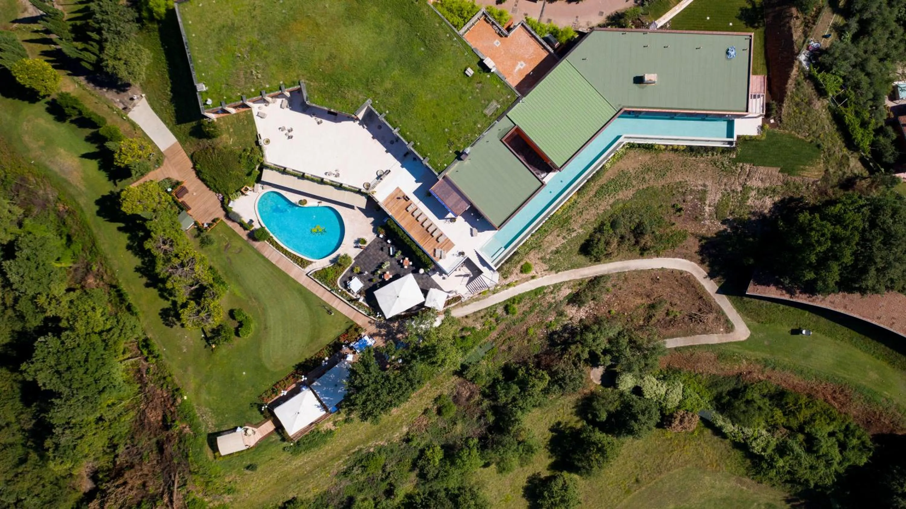 Bird's eye view in Golf Cà Degli Ulivi