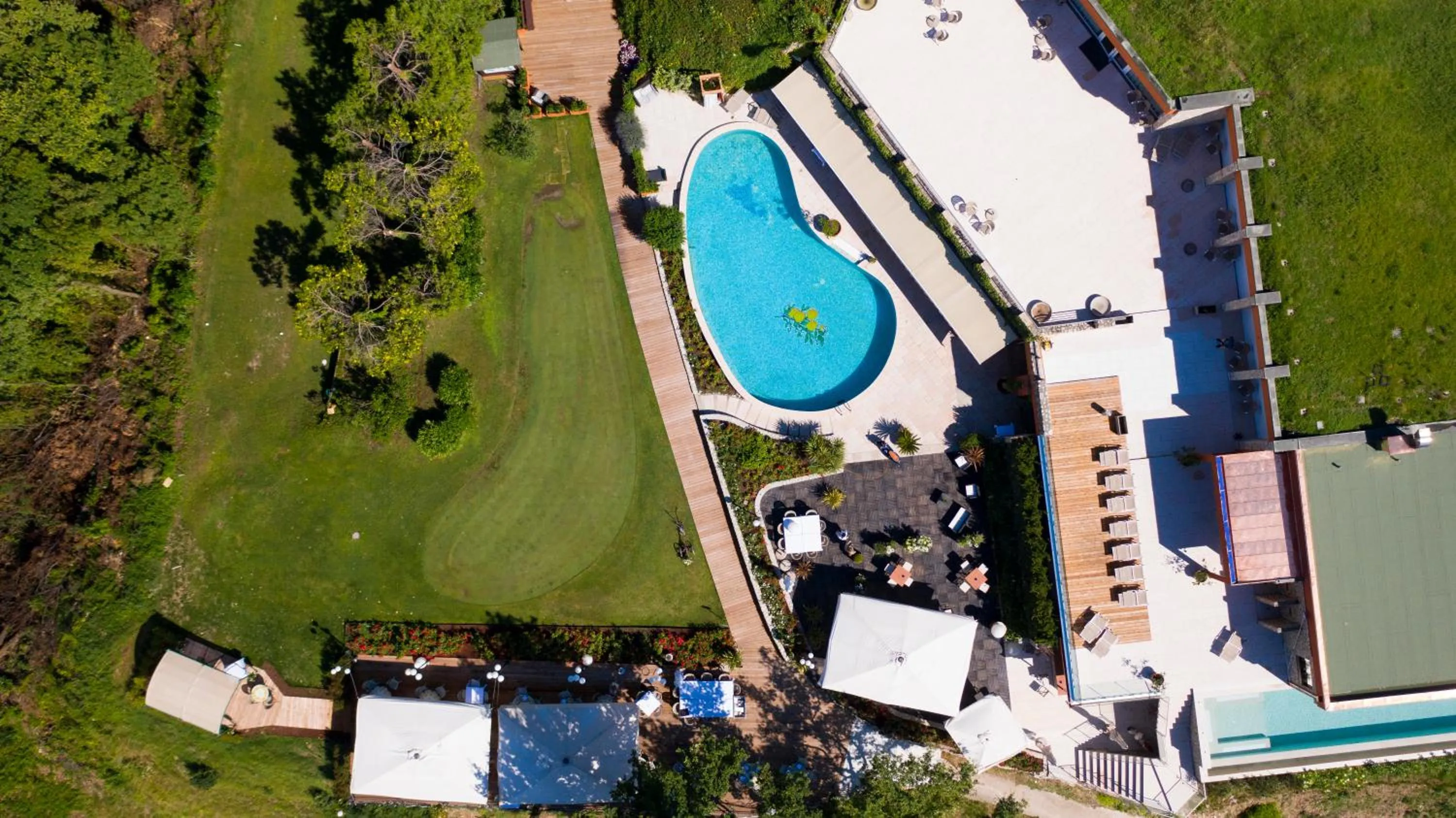 Bird's eye view in Golf Cà Degli Ulivi