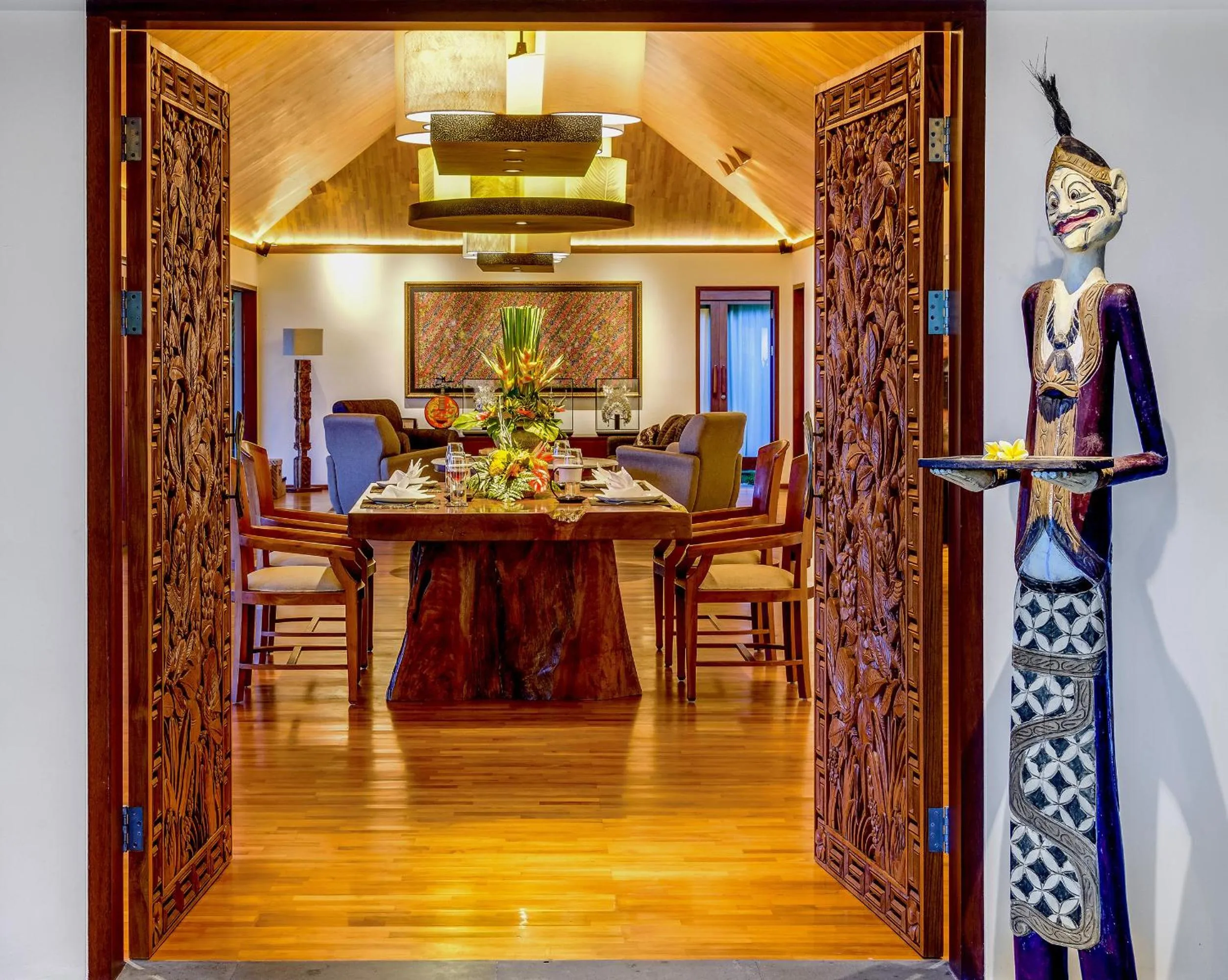 Patio in Private Villas of Bali