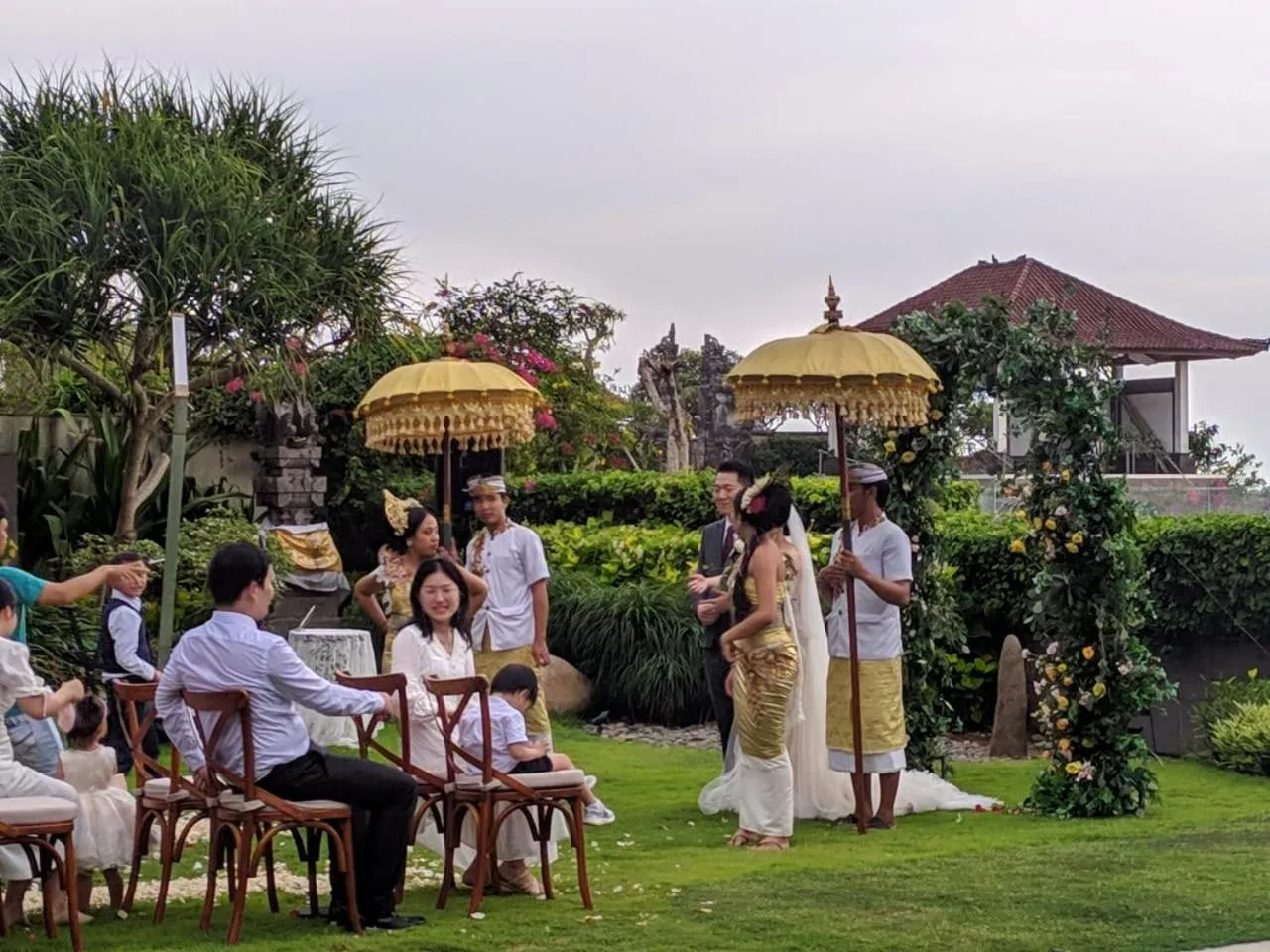 People in Private Villas of Bali