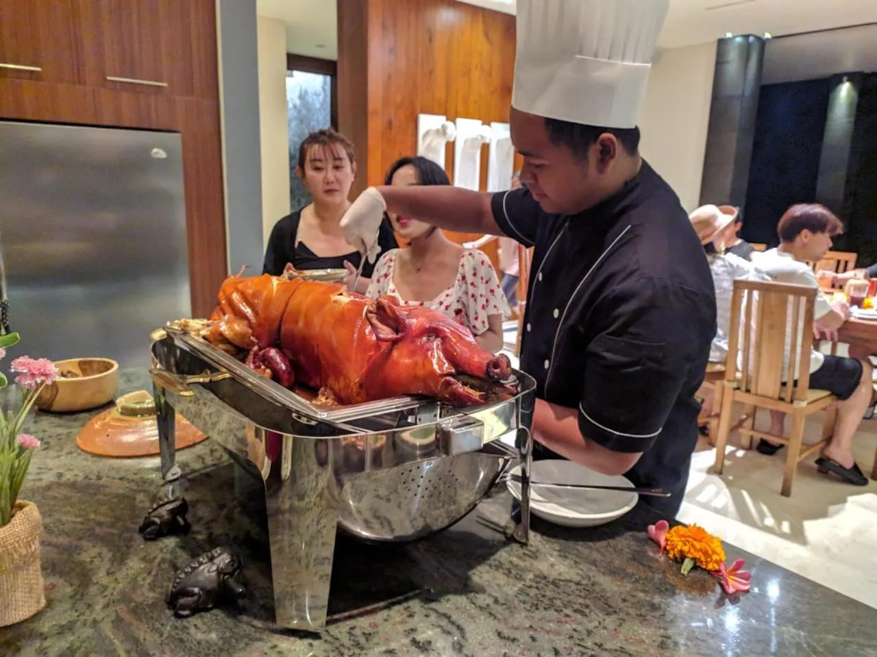 Food close-up in Private Villas of Bali