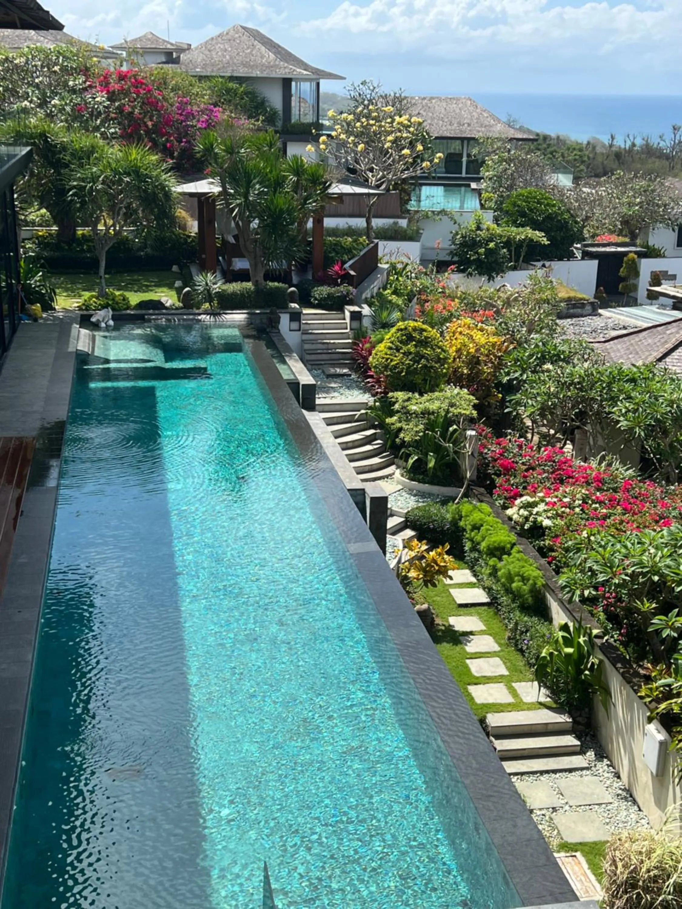 Garden view in Private Villas of Bali