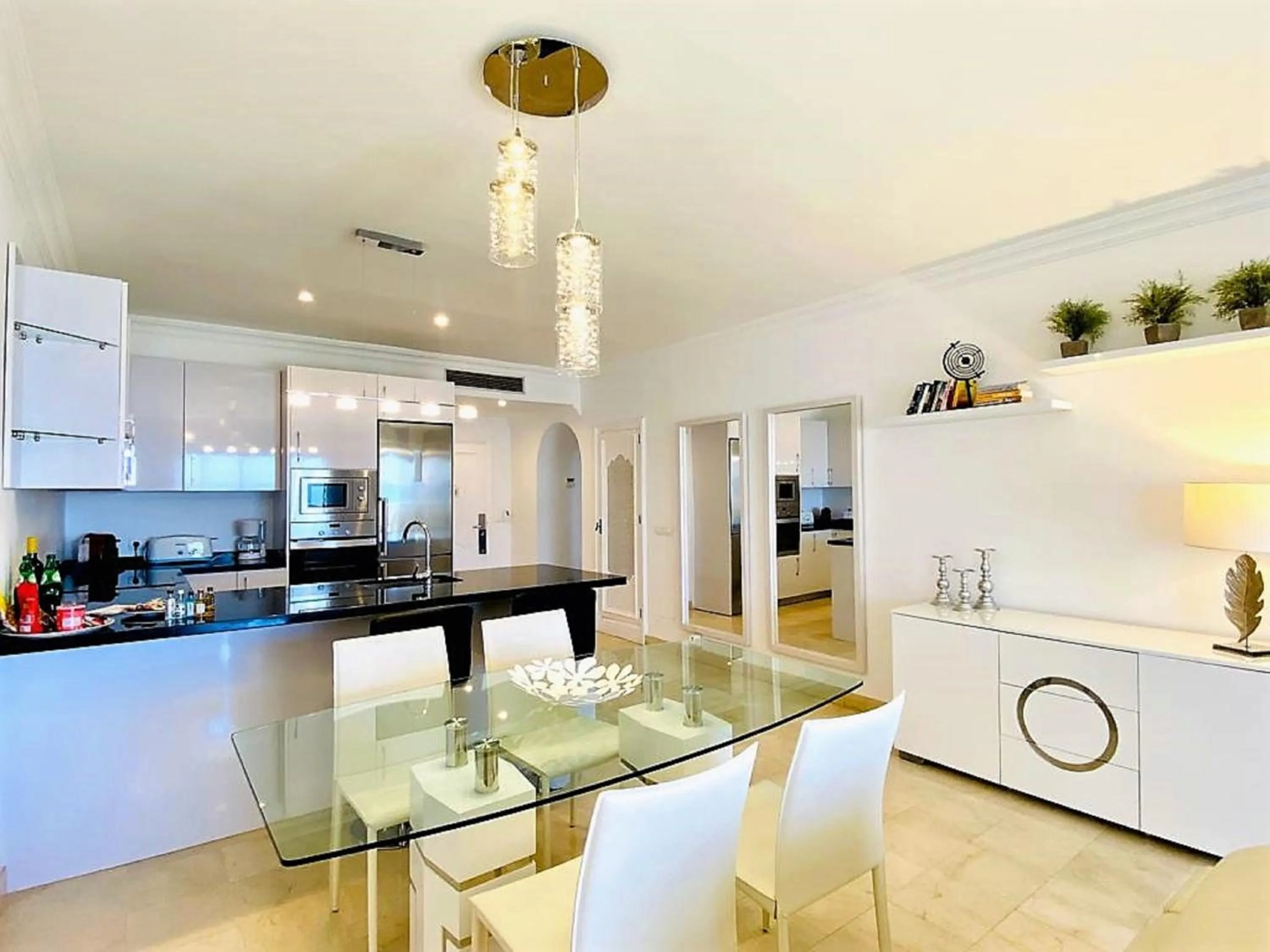 kitchen in Coral Beach Aparthotel