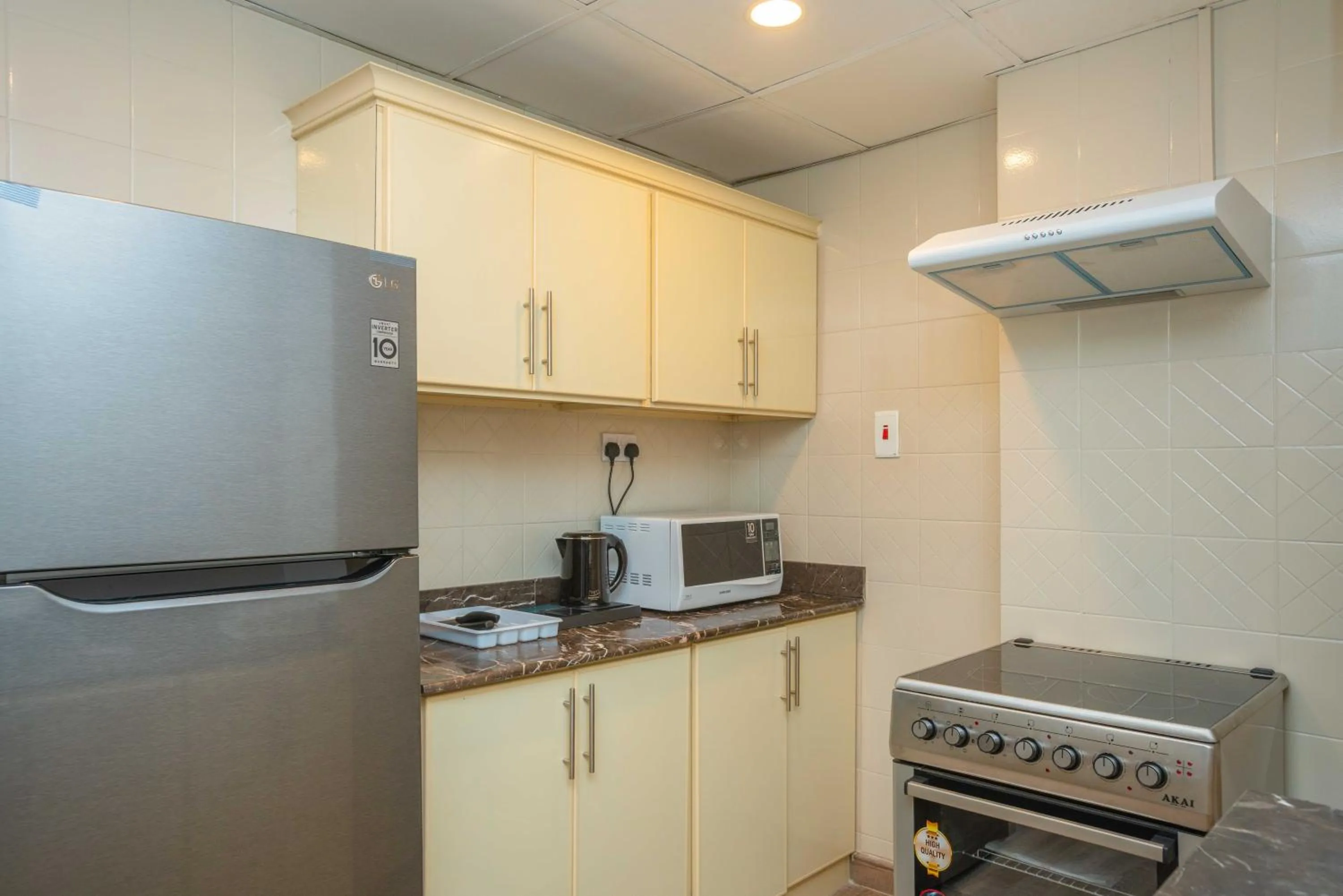 Kitchen or kitchenette in Ezdan Residence