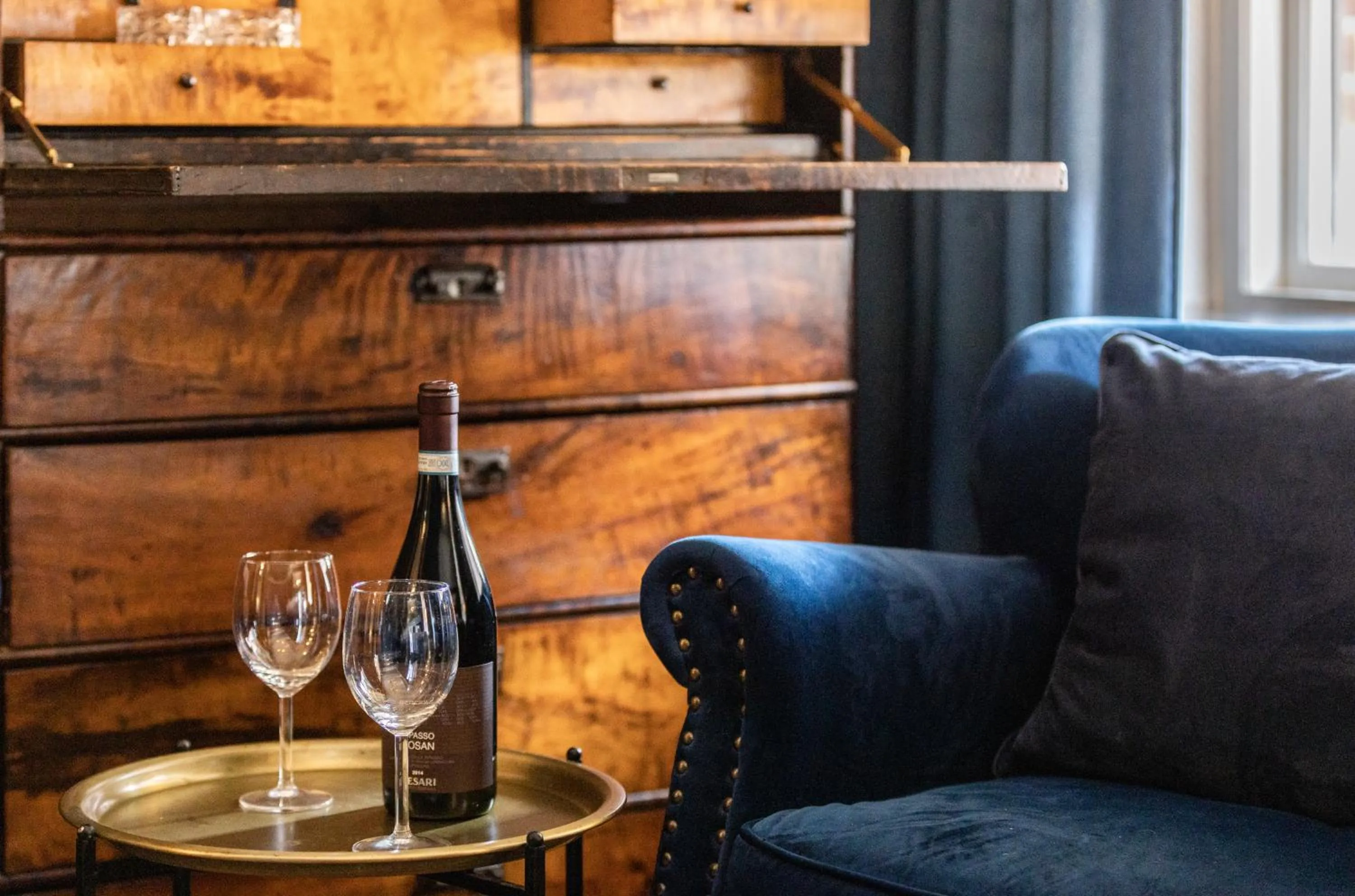 Seating area in Cameo Boutique Hotell