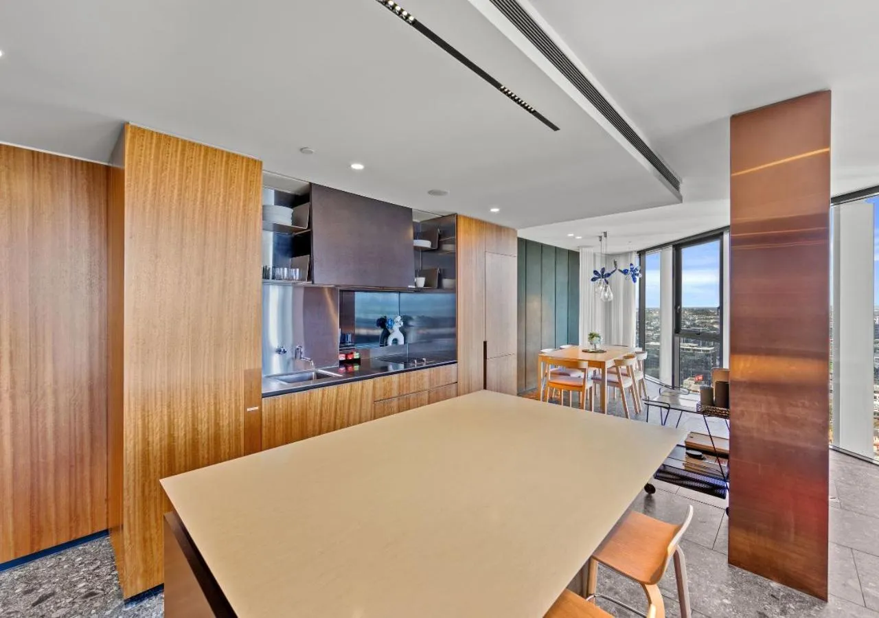Dining area in Spire Residences by CLLIX