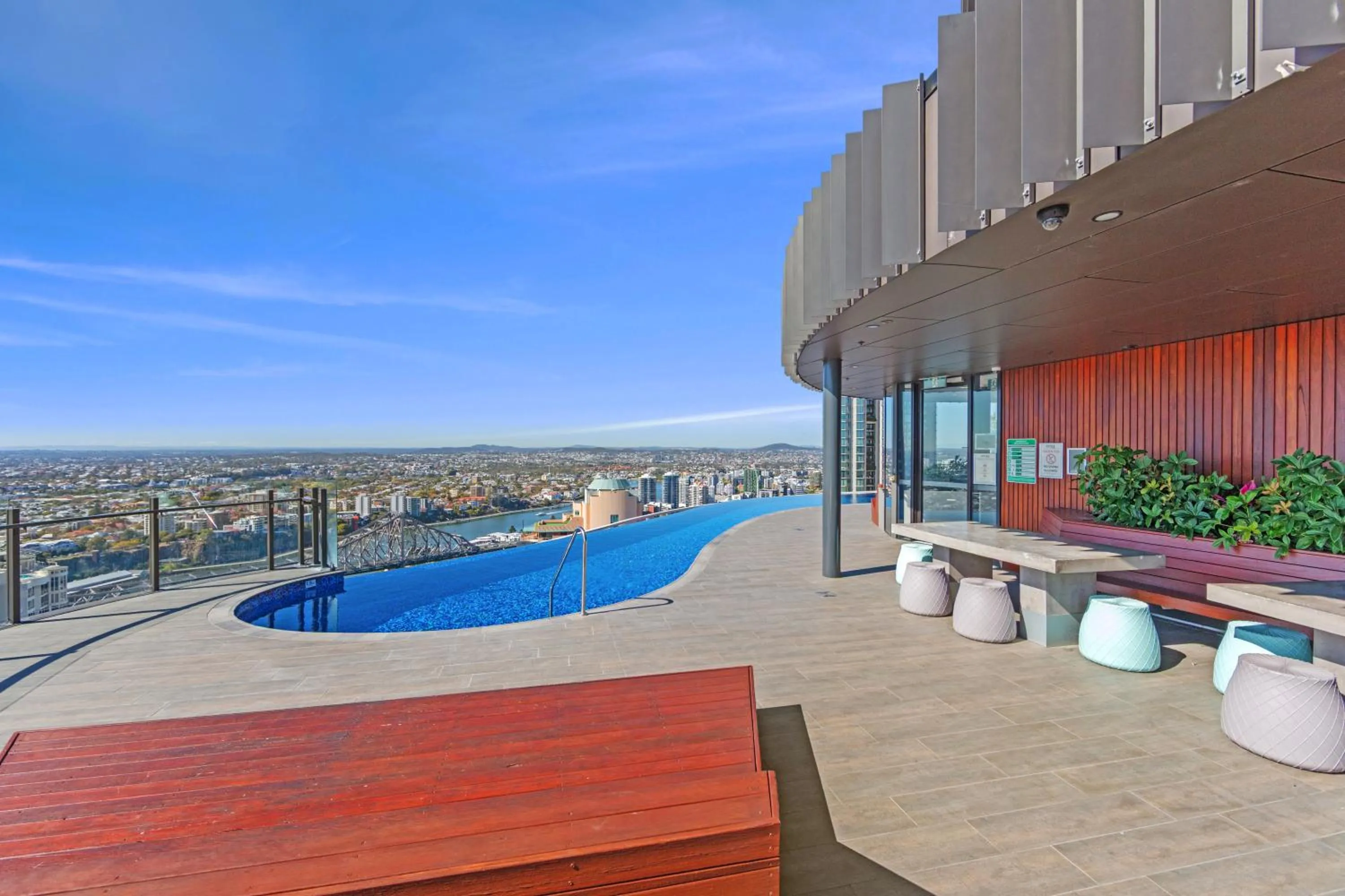 Pool view in Spire Residences by CLLIX