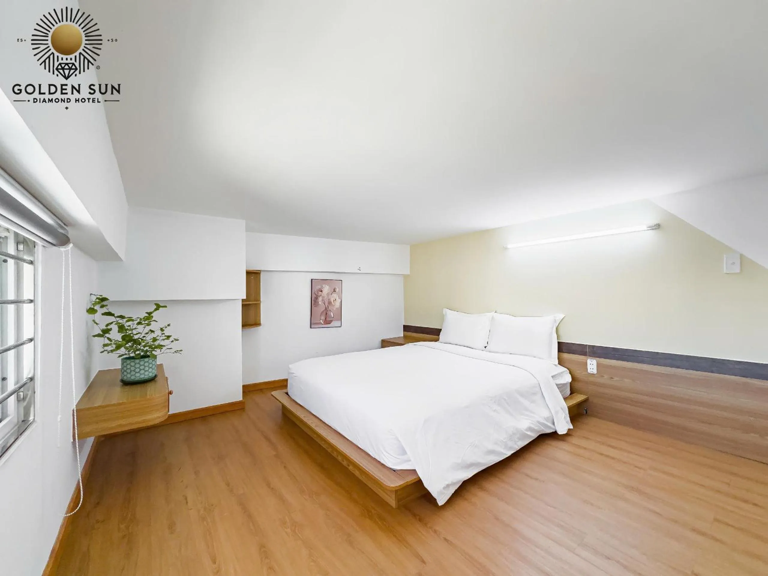 Bed in Golden Sun Hotel Apartments 7 - Quận 7