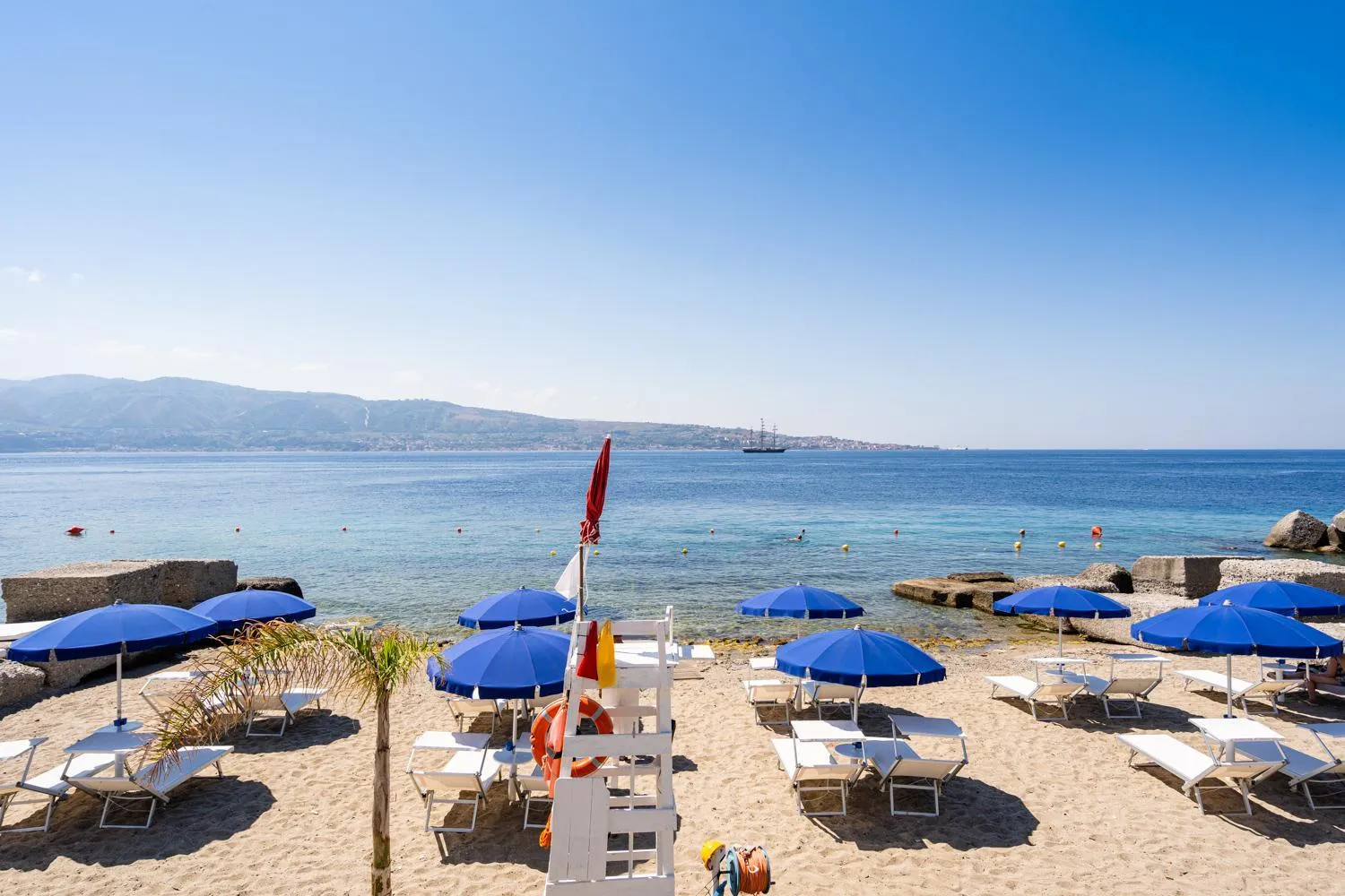 Beach in Capo Peloro Hotel