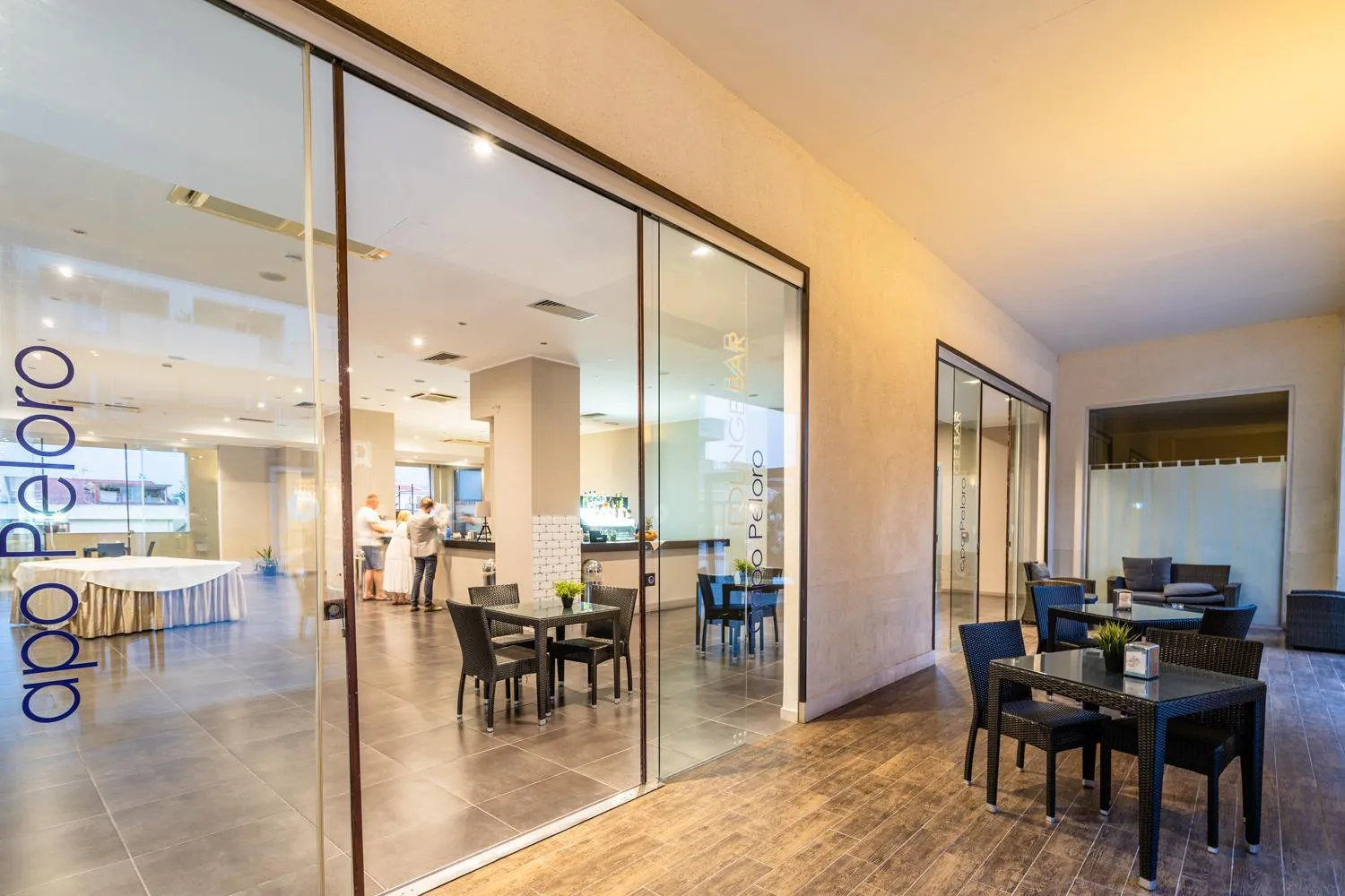 Lounge or bar in Capo Peloro Hotel