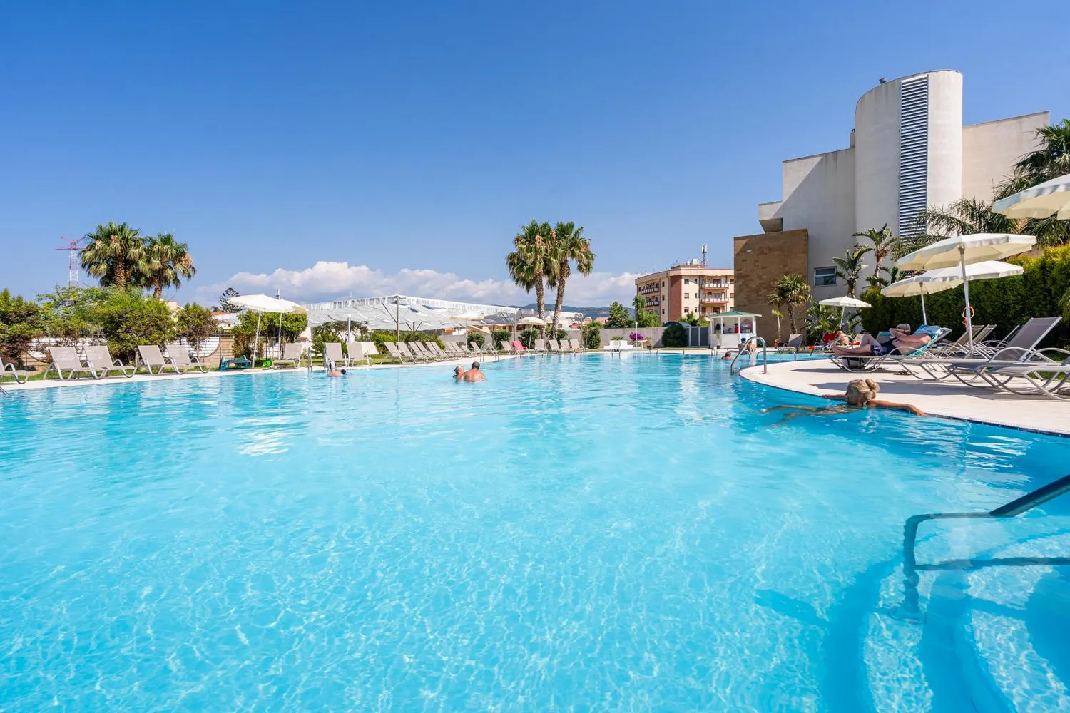 Swimming pool in Capo Peloro Hotel