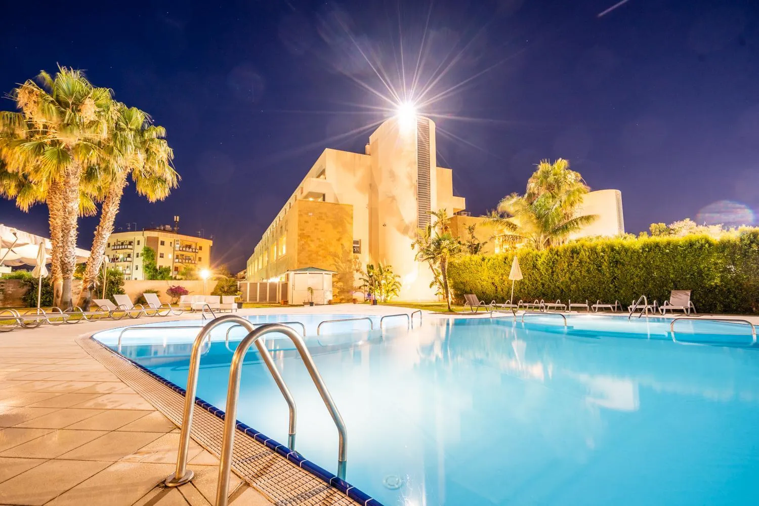 Swimming pool in Capo Peloro Hotel