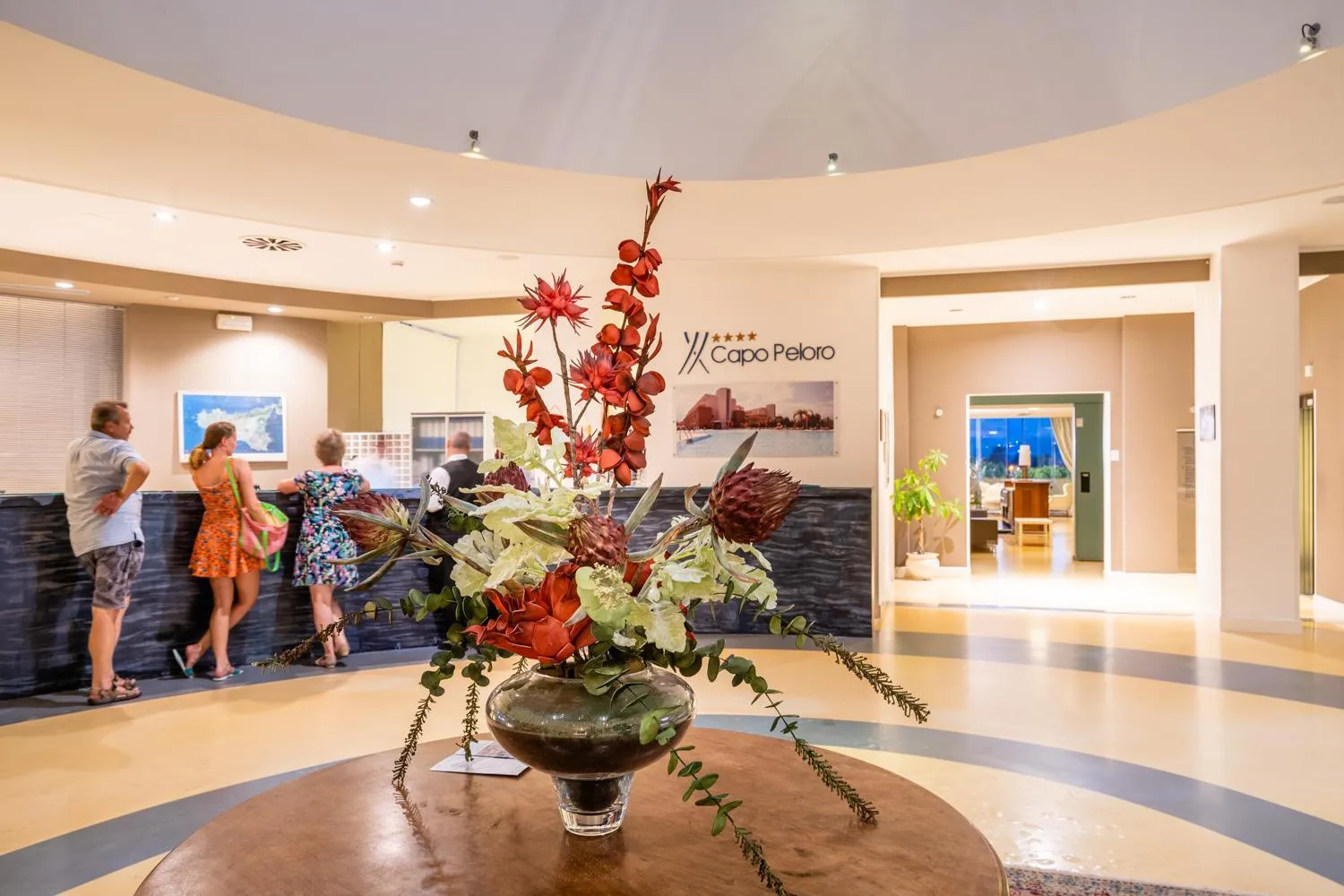Lobby or reception in Capo Peloro Hotel