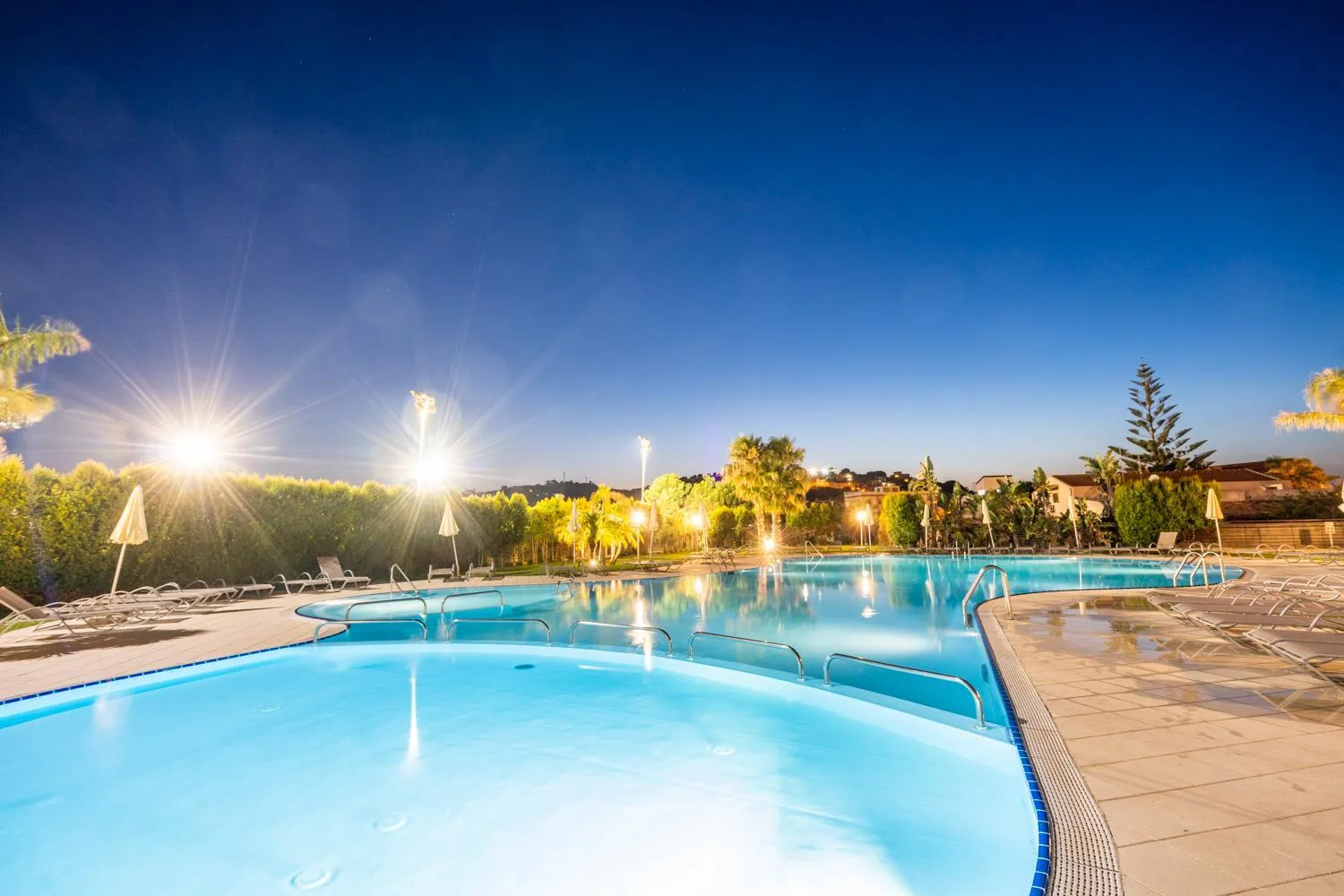 Swimming pool in Capo Peloro Hotel