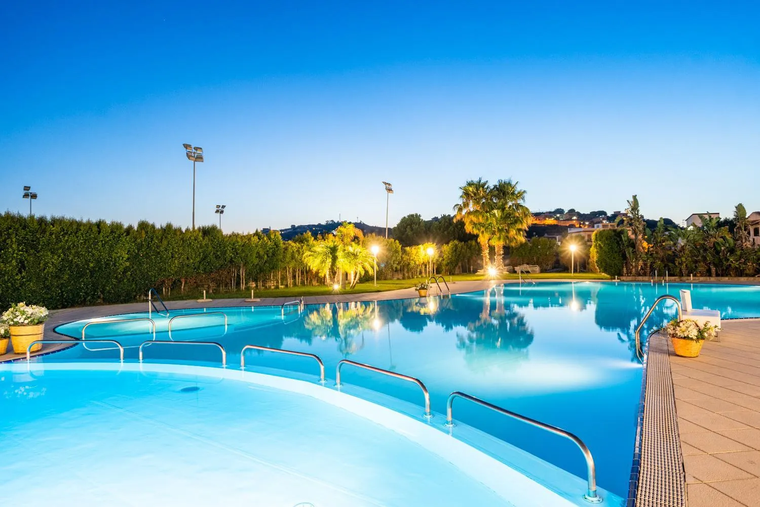 Swimming pool in Capo Peloro Hotel