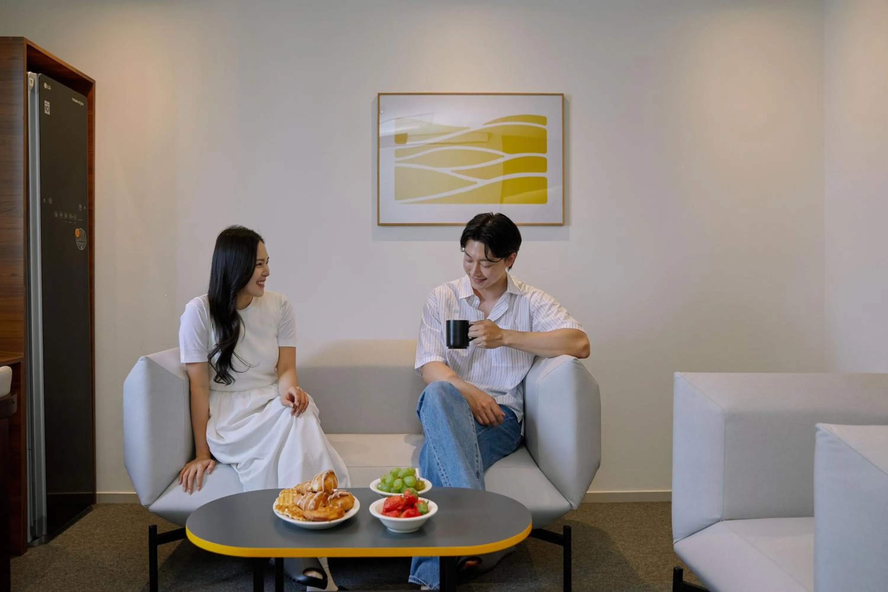 Seating area in Moor Hotel Mokpo By Anook