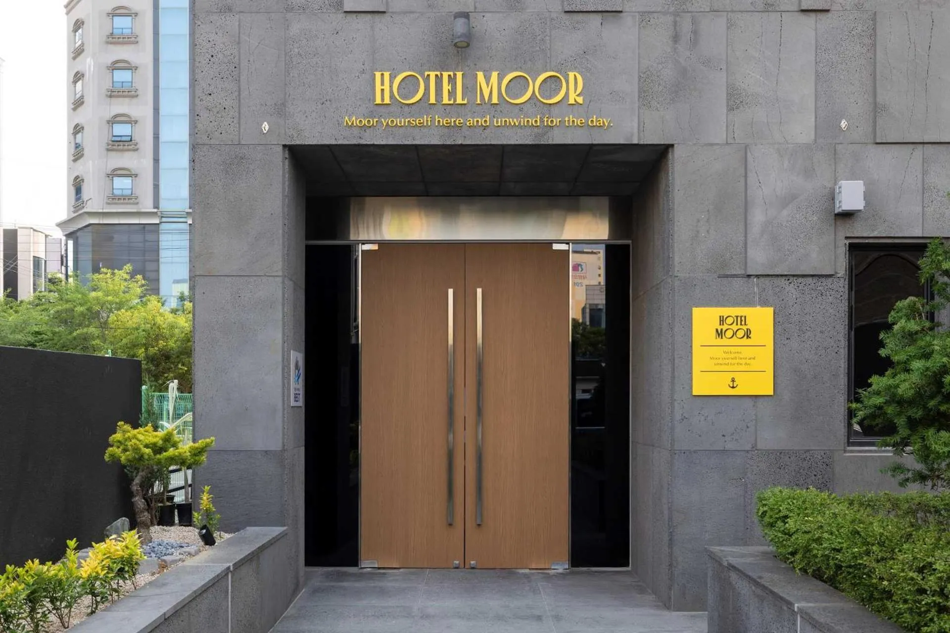 Facade/entrance in Moor Hotel Mokpo By Anook