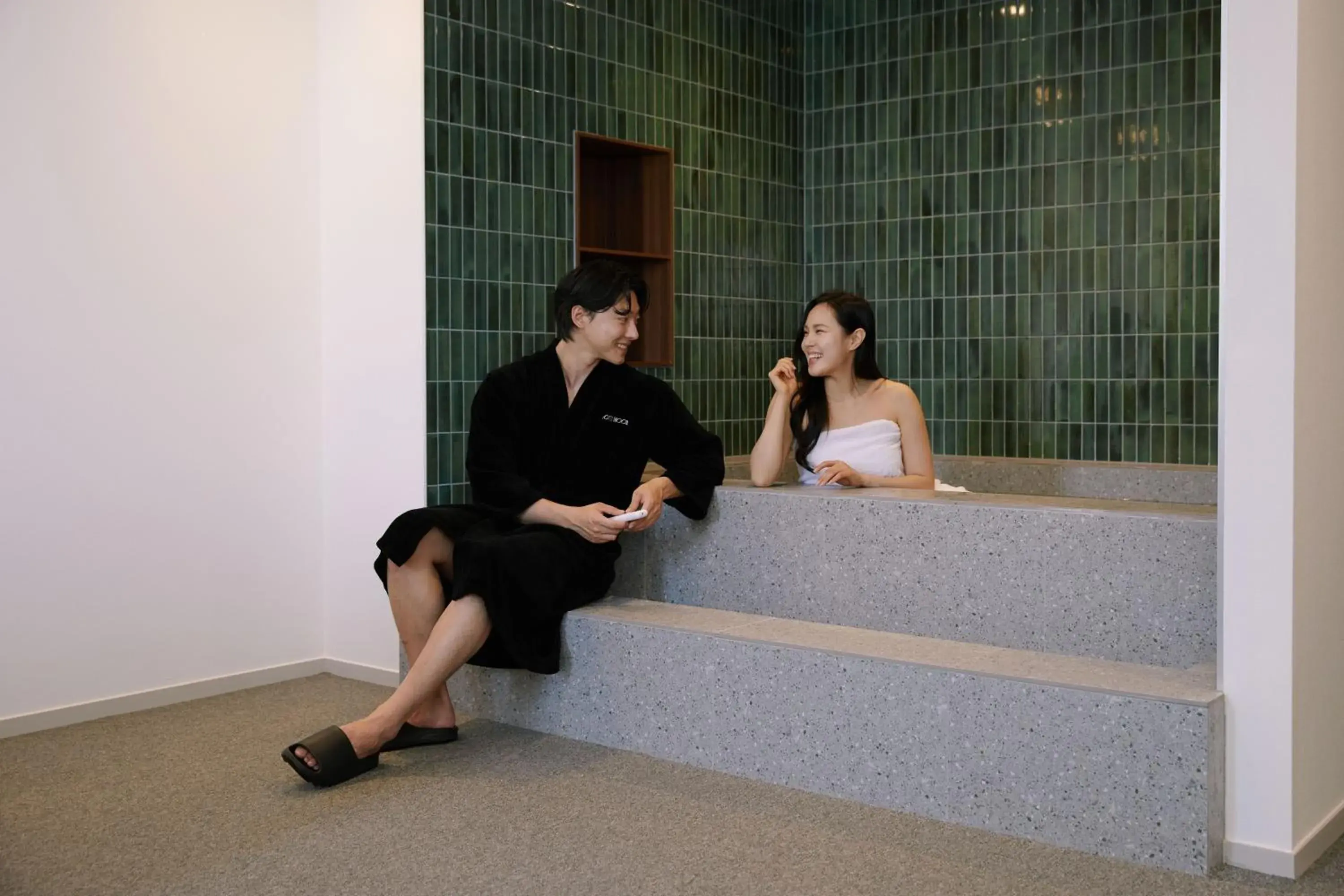 Signature Spa Twin Room with Styler & Movie (Wave) in Moor Hotel Mokpo By Anook Signature Spa Twin Room with Styler & Movie (Wave) in Moor Hotel Mokpo By Anook