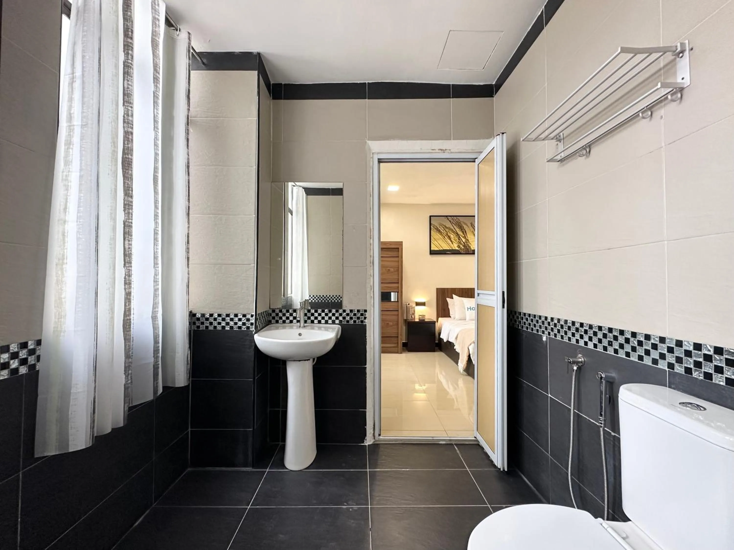 Bathroom, Bed in Homigo - PWTC