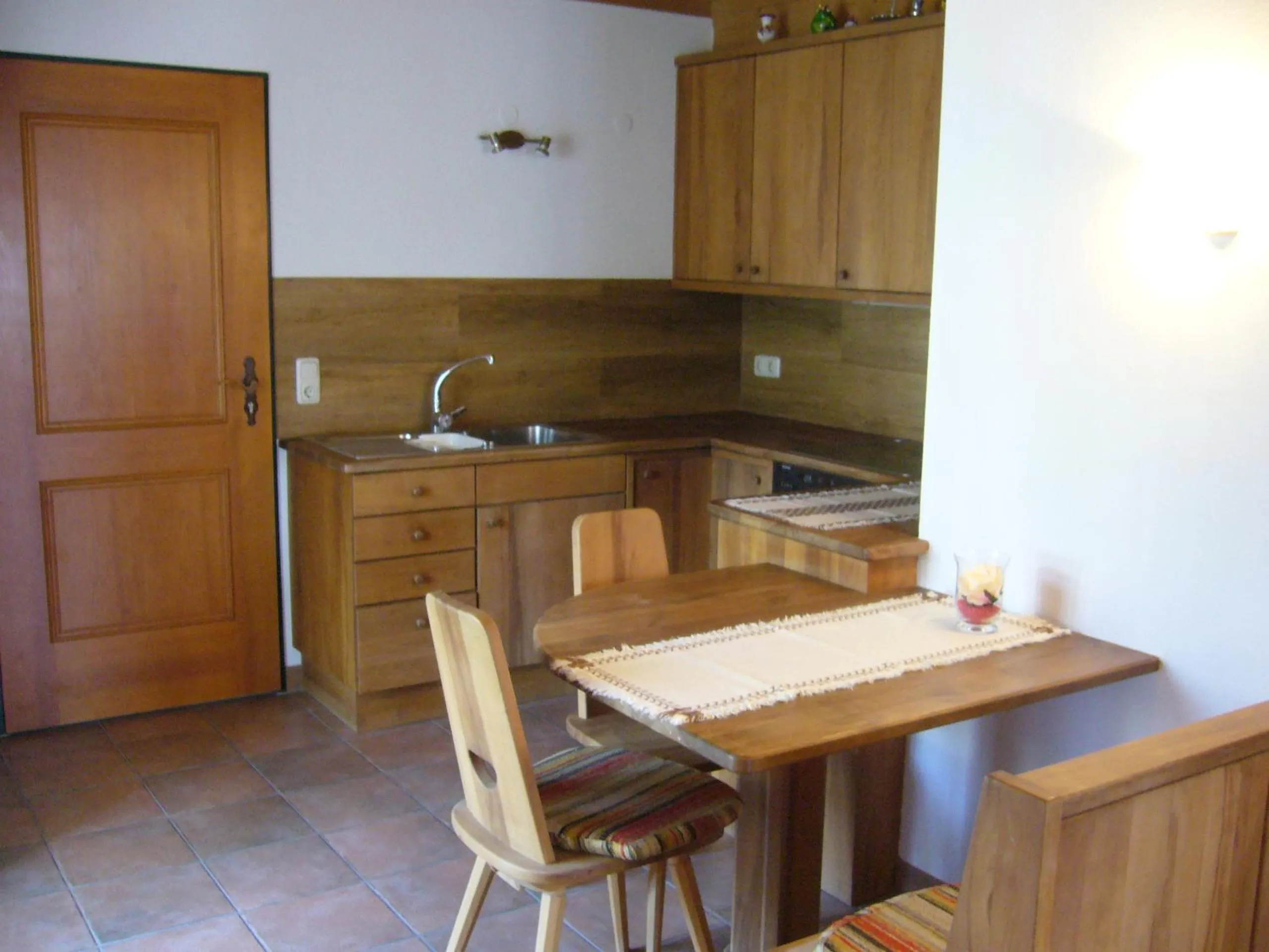 Kitchen or kitchenette in Alpenhotel Pfaffenwinkel