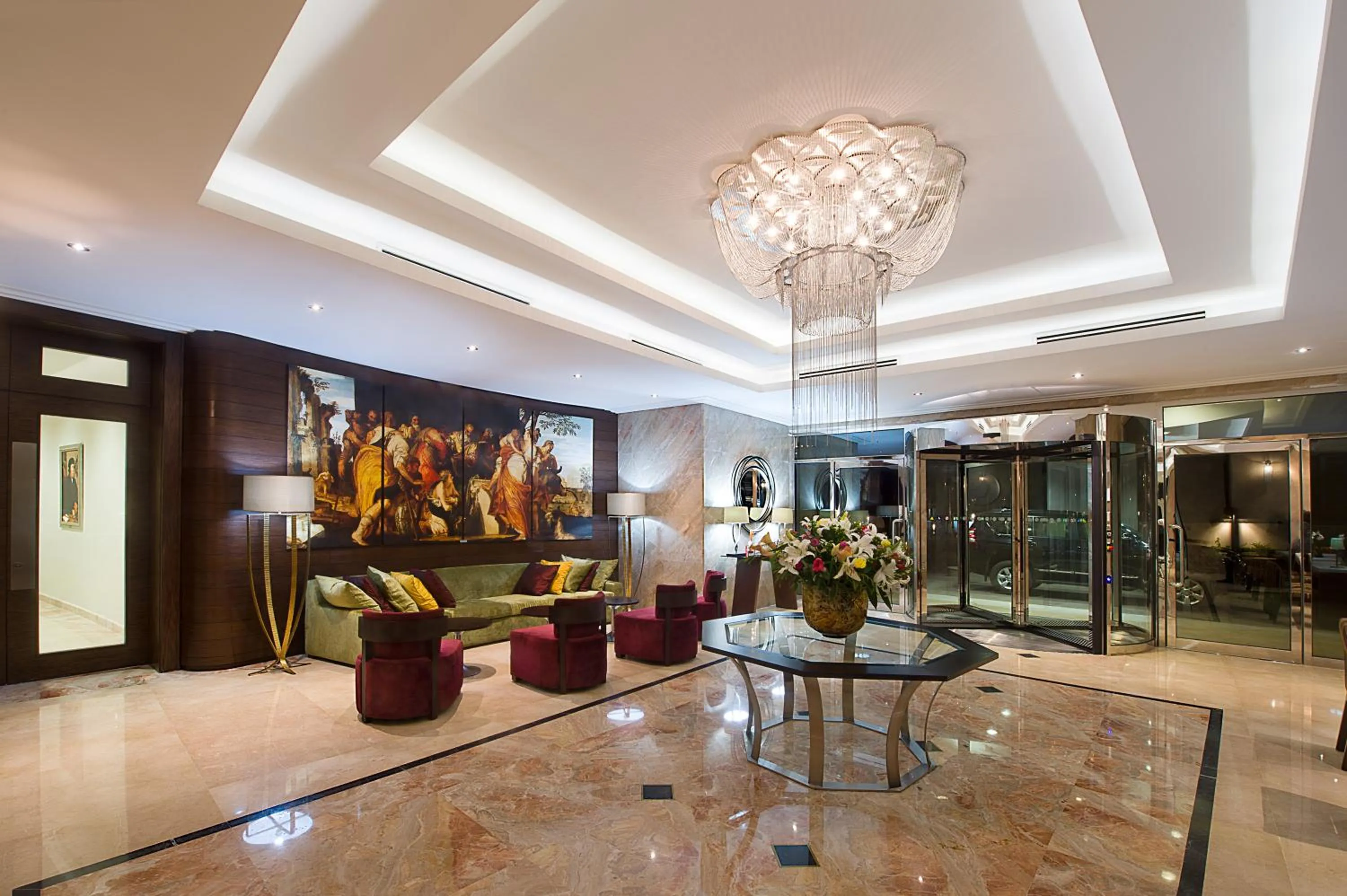 Decorative detail in The George Hotel