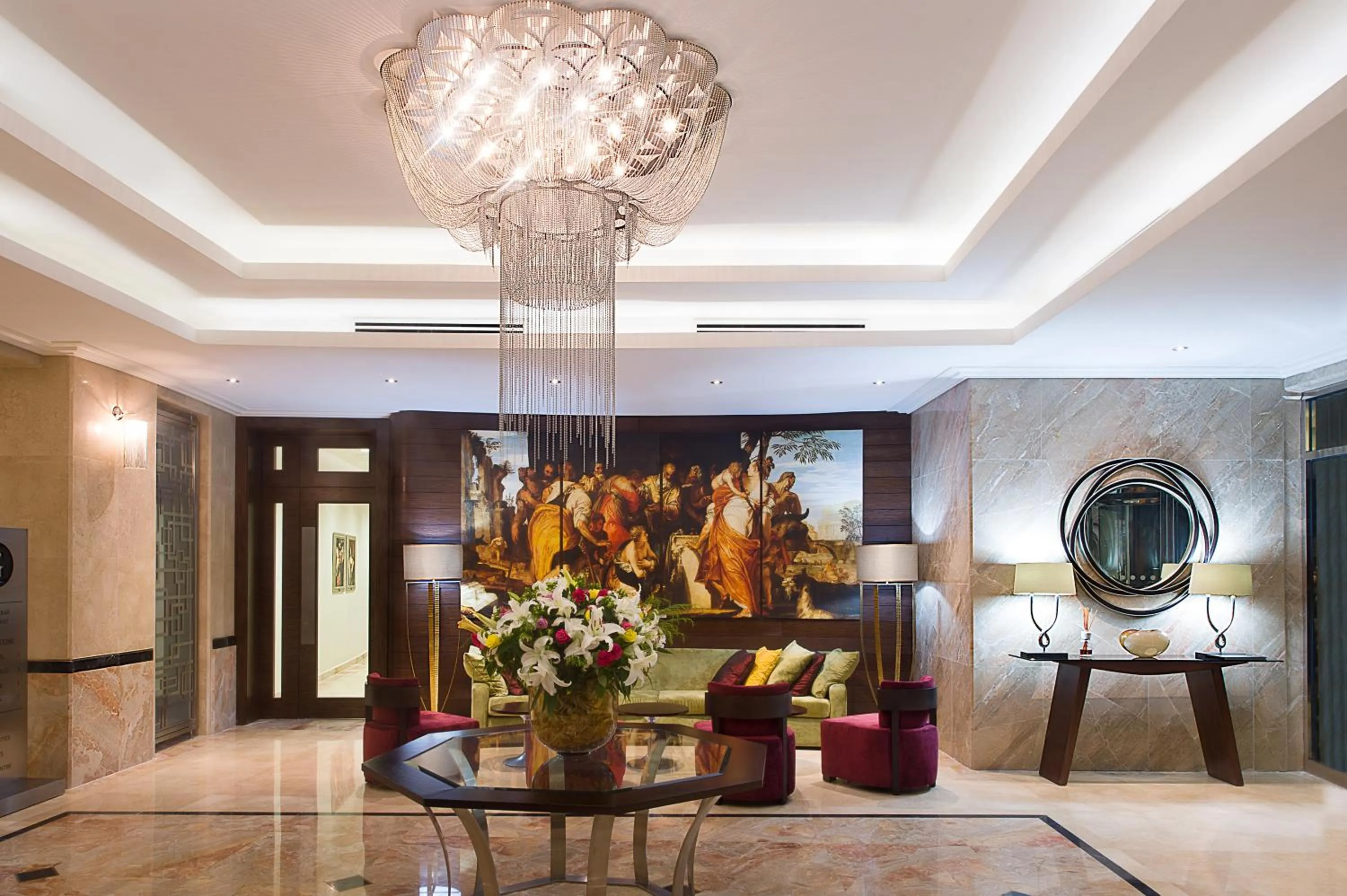 Decorative detail in The George Hotel