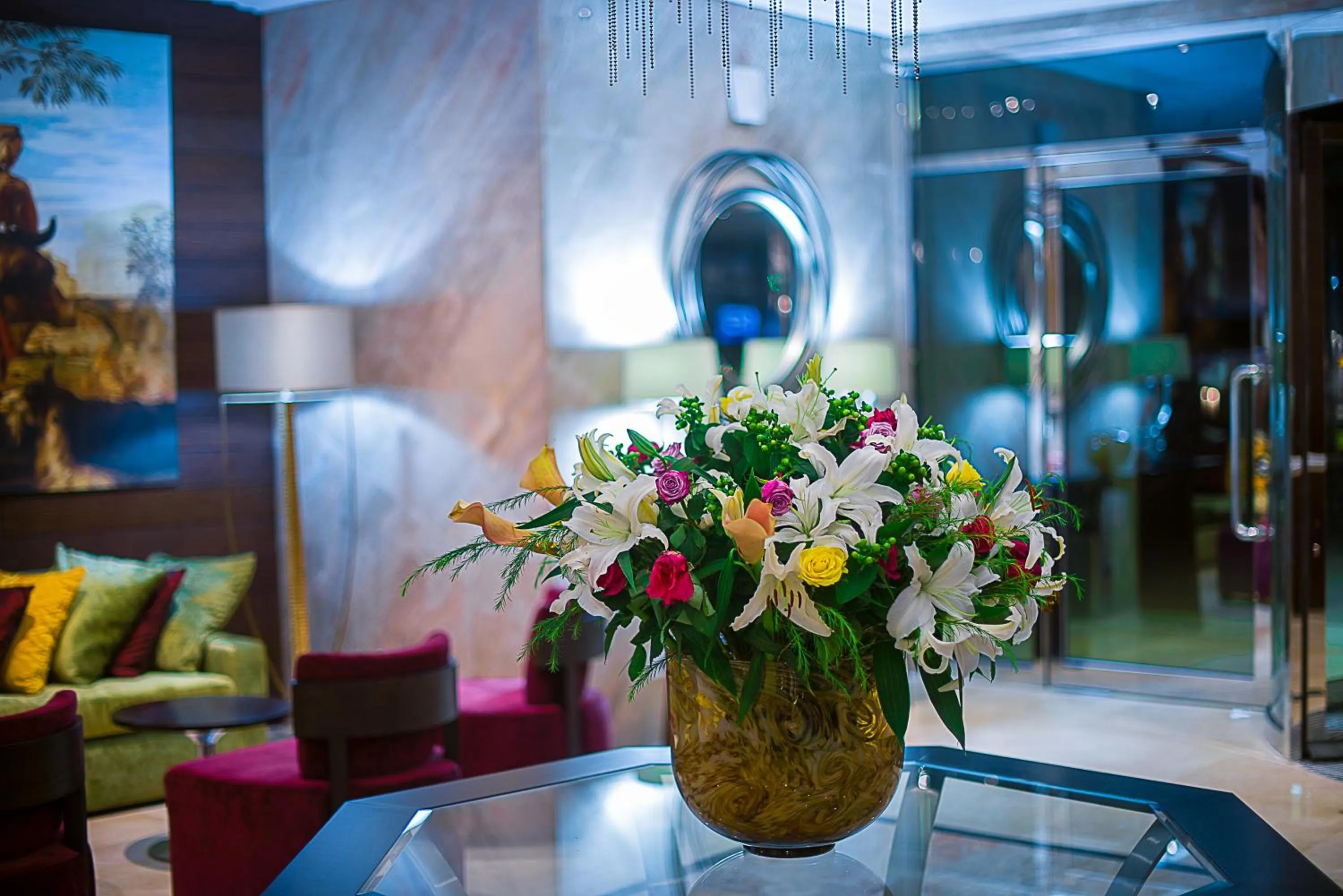 Decorative detail in The George Hotel