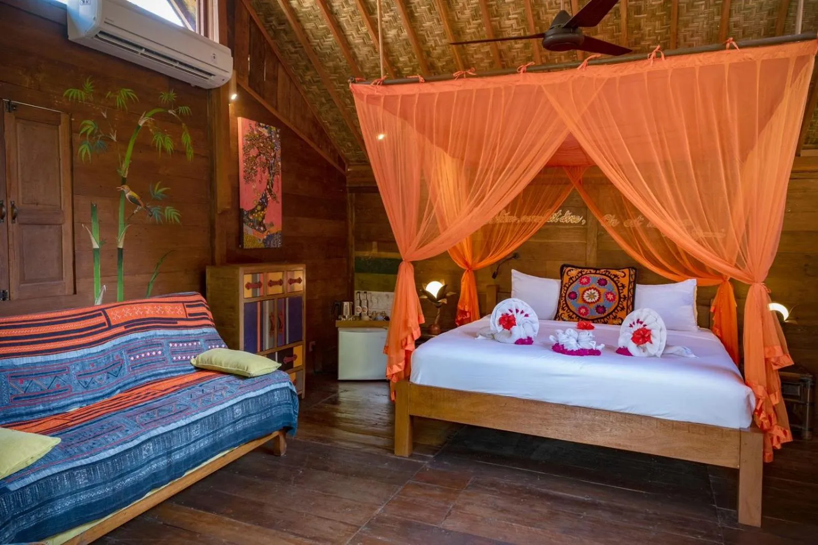 Bedroom, Bed in Bali Bohemia Huts