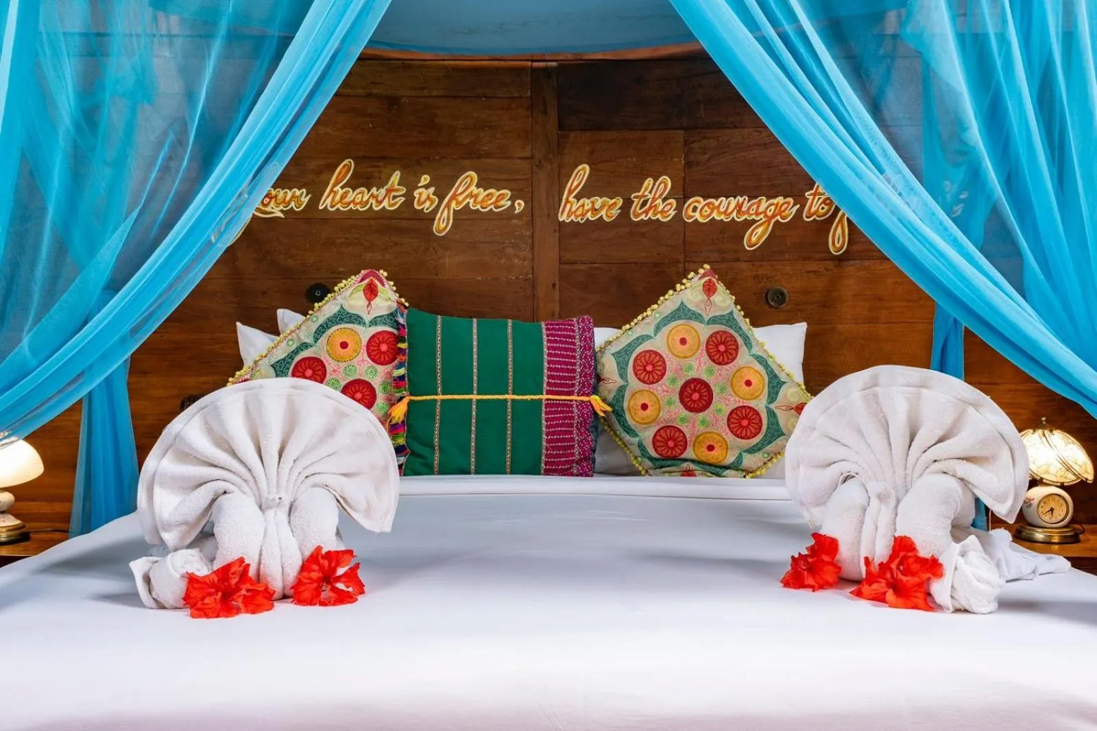 Bedroom, Bed in Bali Bohemia Huts