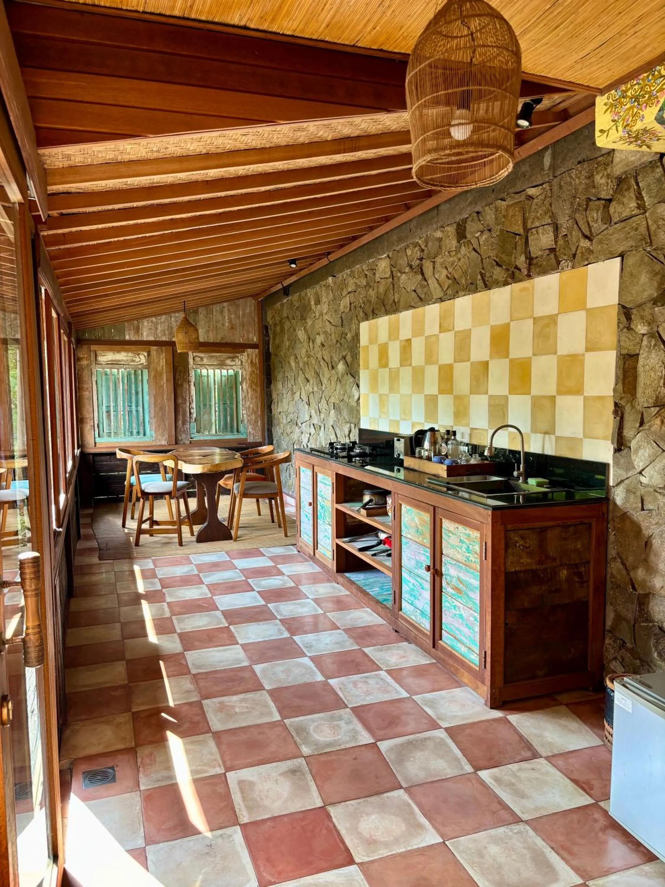 Dining area in Bali Bohemia Huts