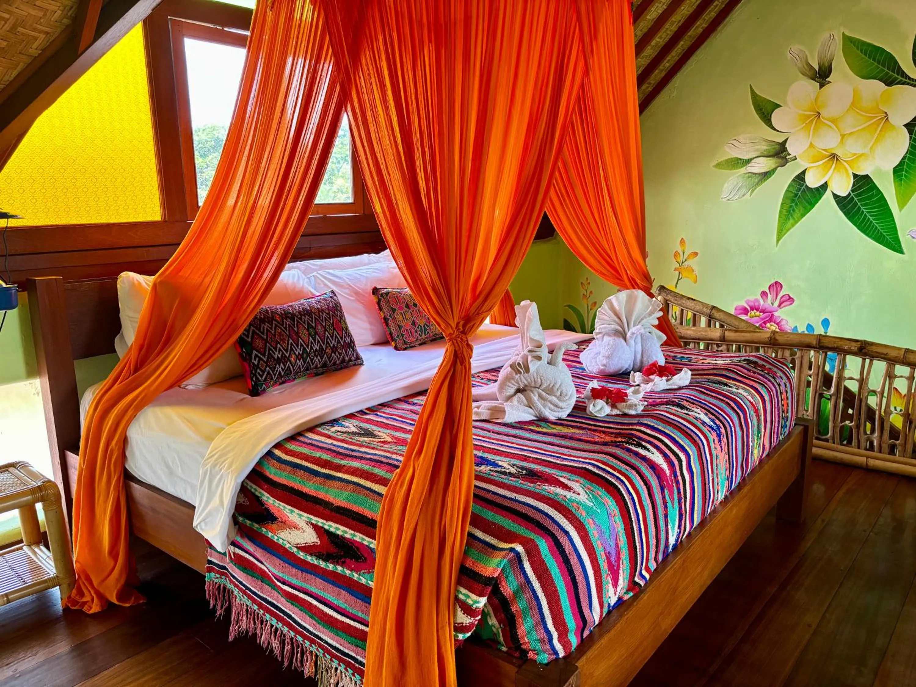 Bedroom, Bed in Bali Bohemia Huts