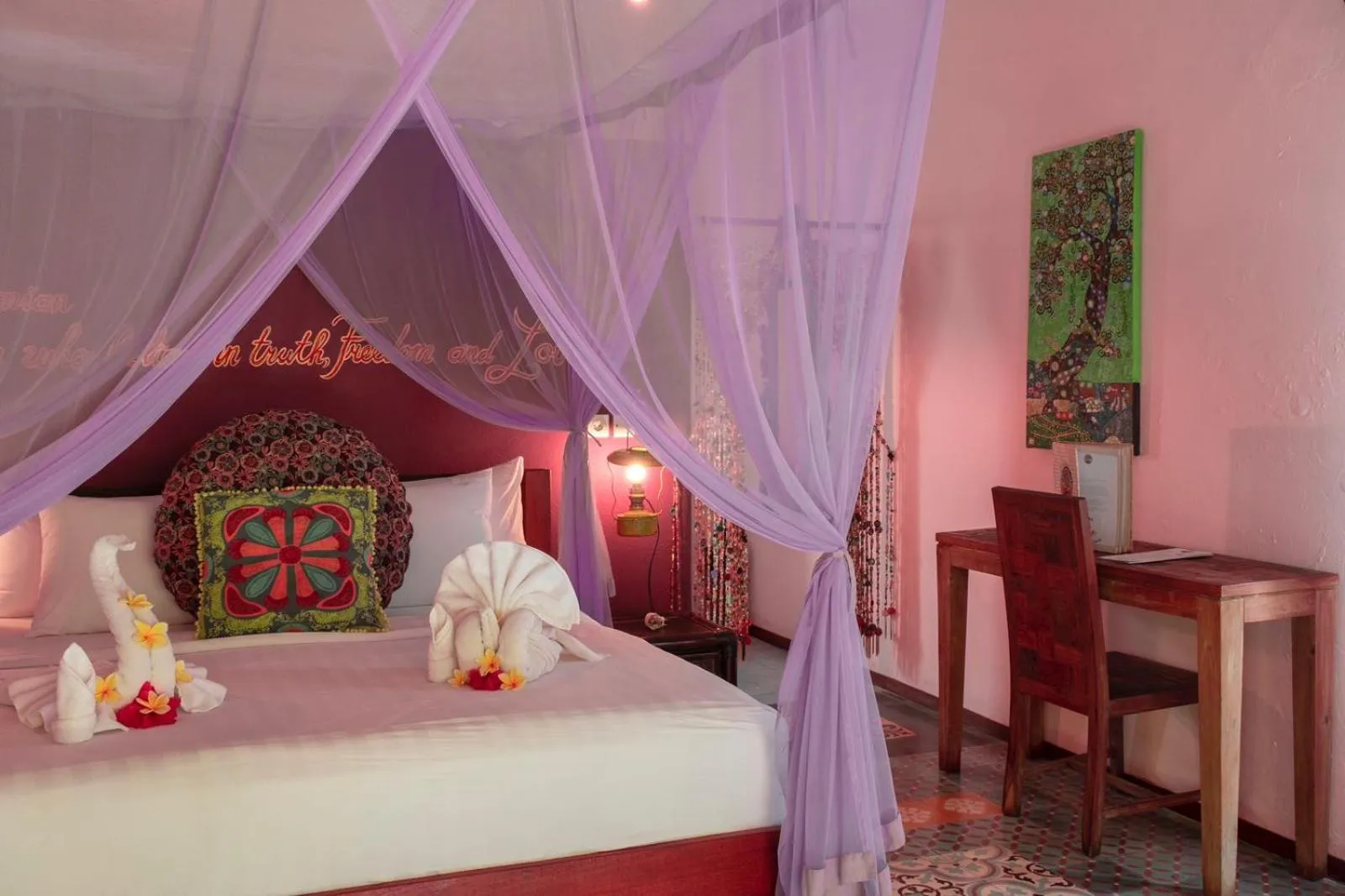 Bedroom, Bed in Bali Bohemia Huts