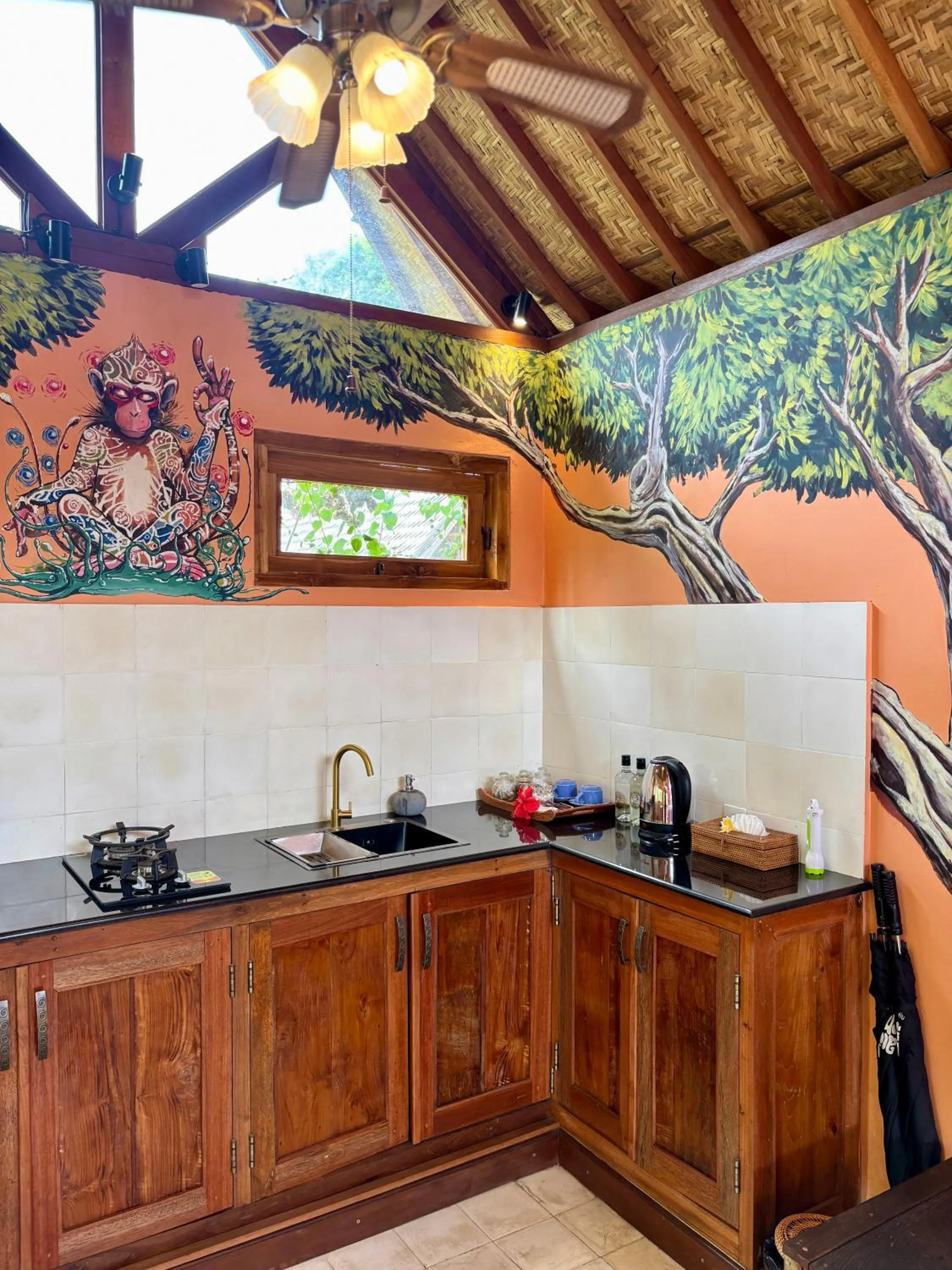 kitchen in Bali Bohemia Huts