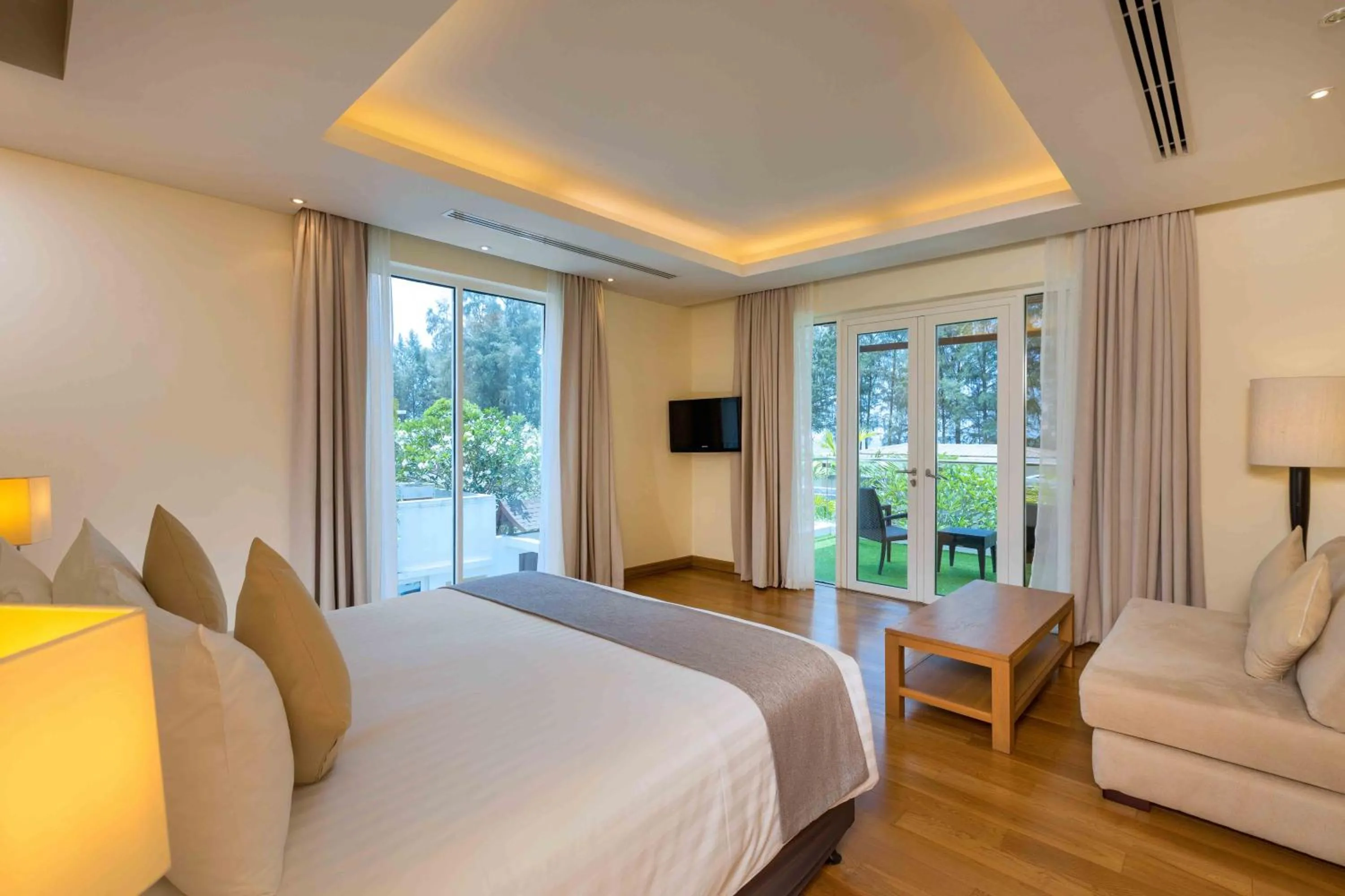 Bed in Andaman Pool Villas ,Maikhao