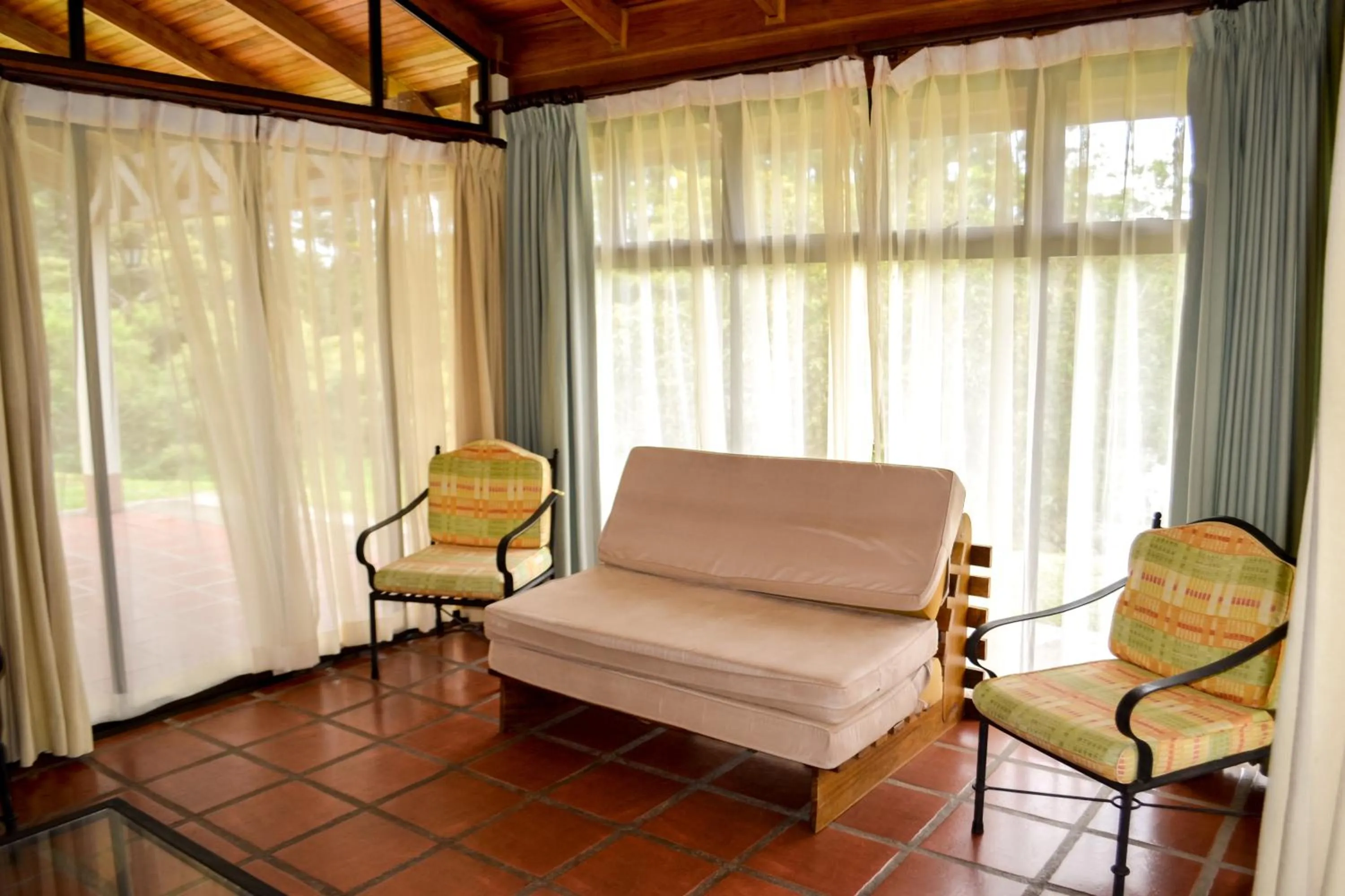 Bed in Termales del Bosque & Hot Springs