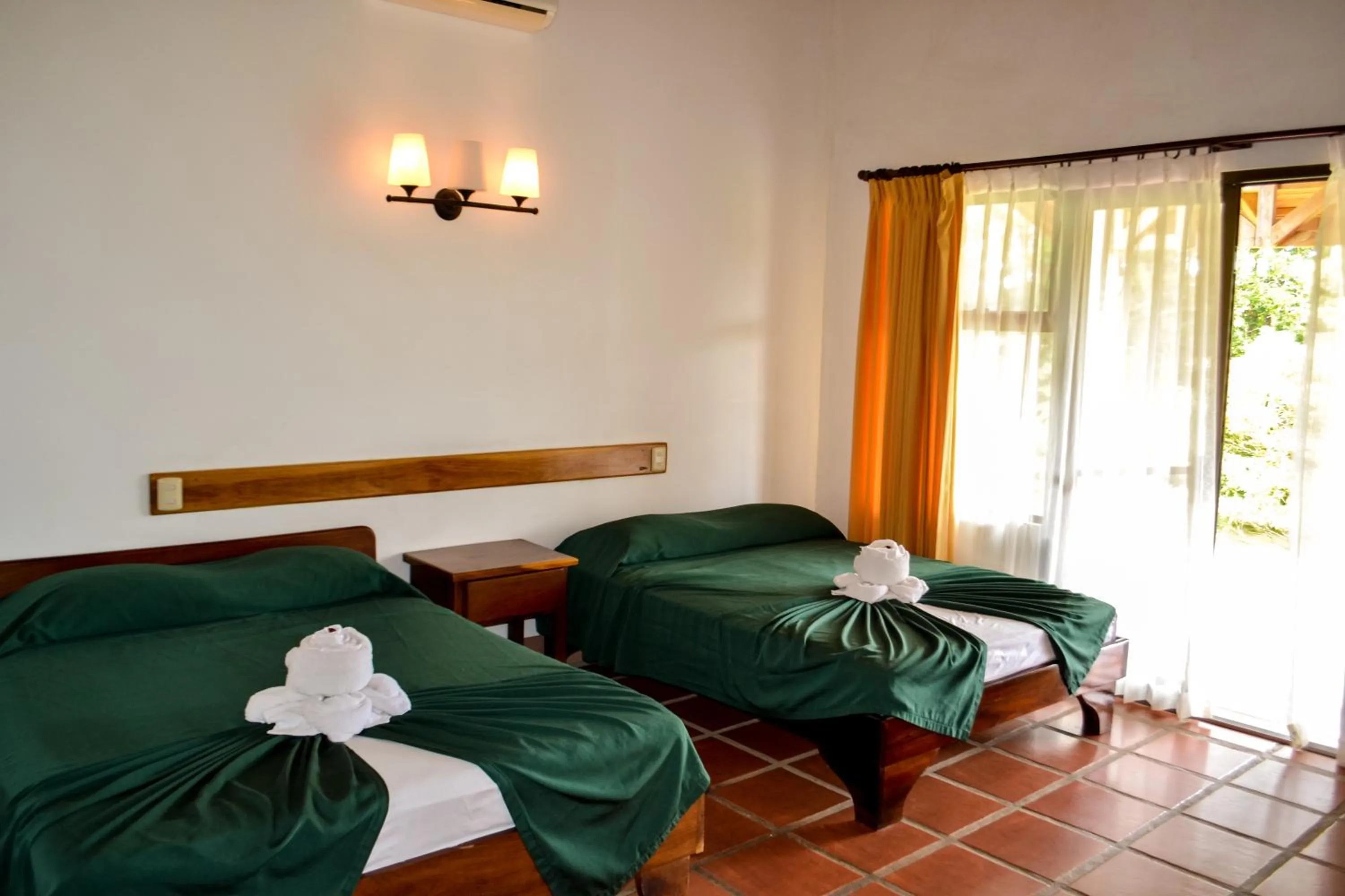 Bed in Termales del Bosque & Hot Springs