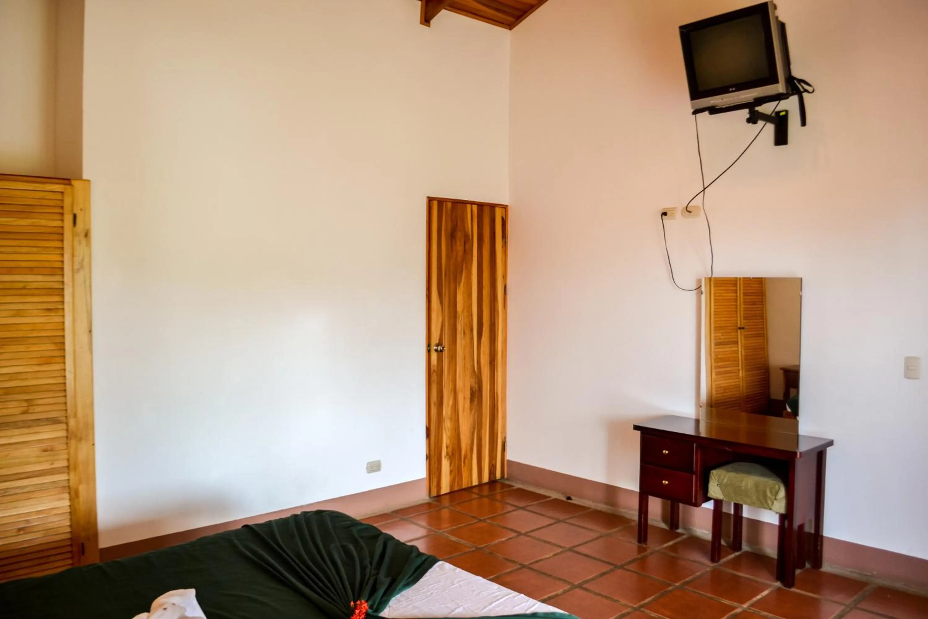 Bed in Termales del Bosque & Hot Springs