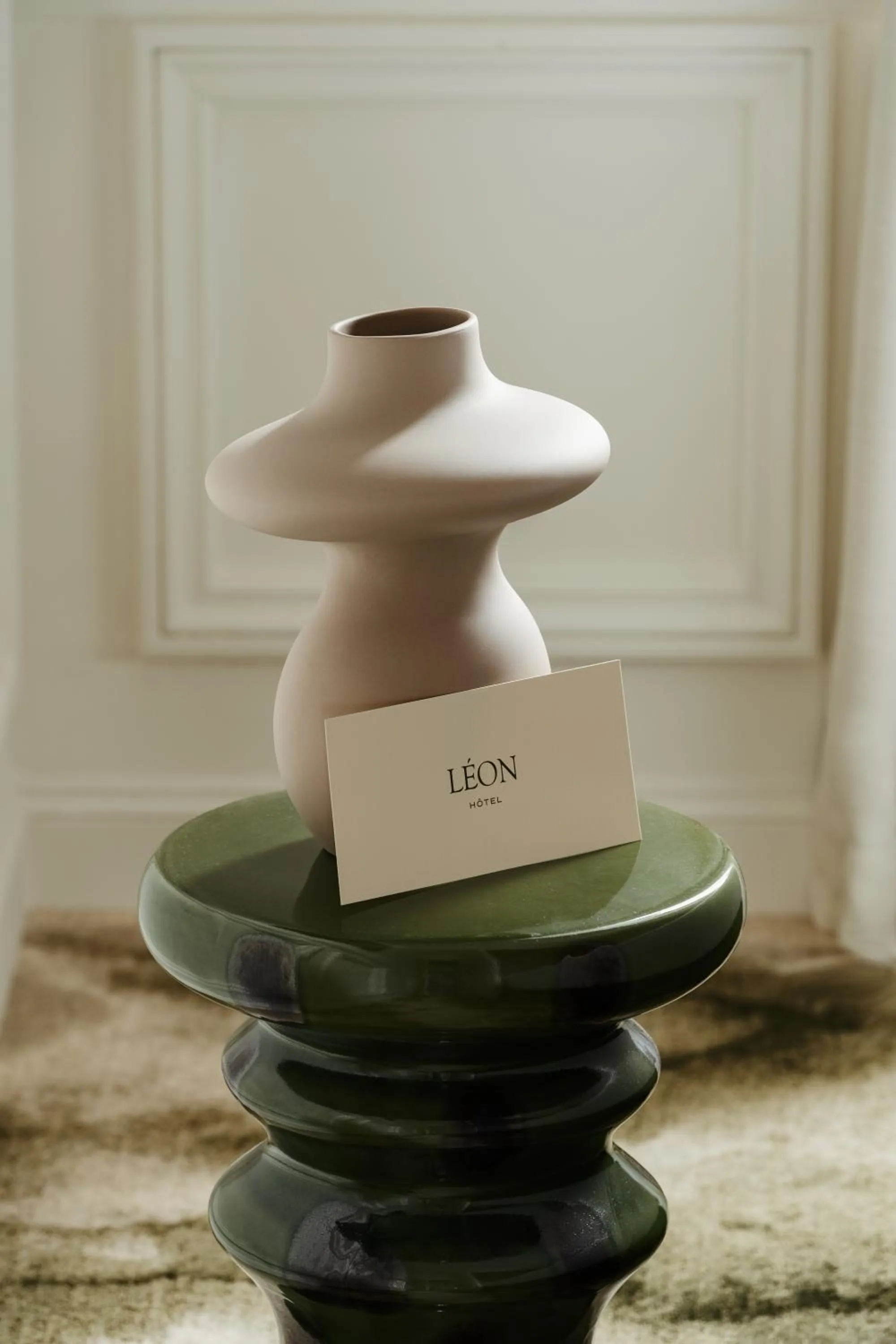 Decorative detail in Léon Hôtel