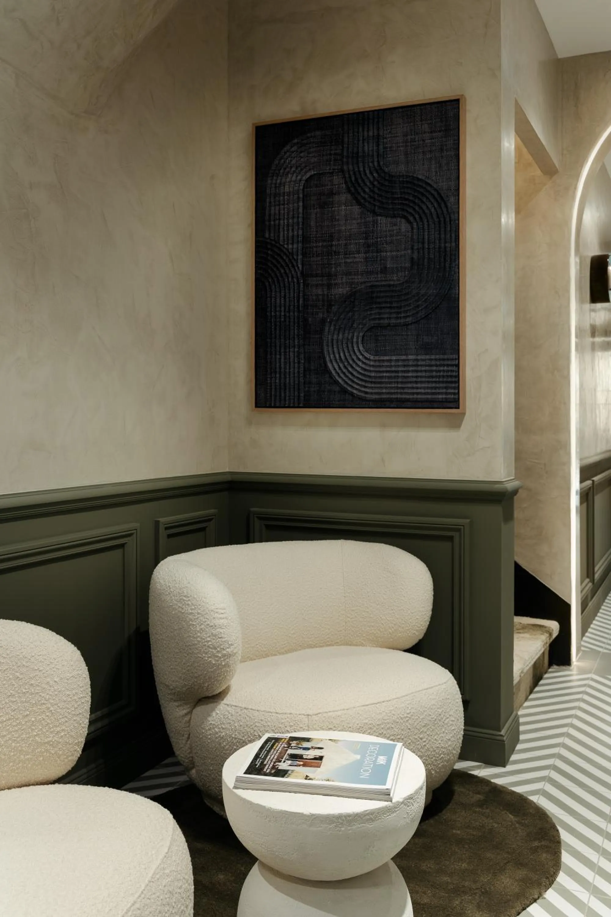 Lobby or reception in Léon Hôtel